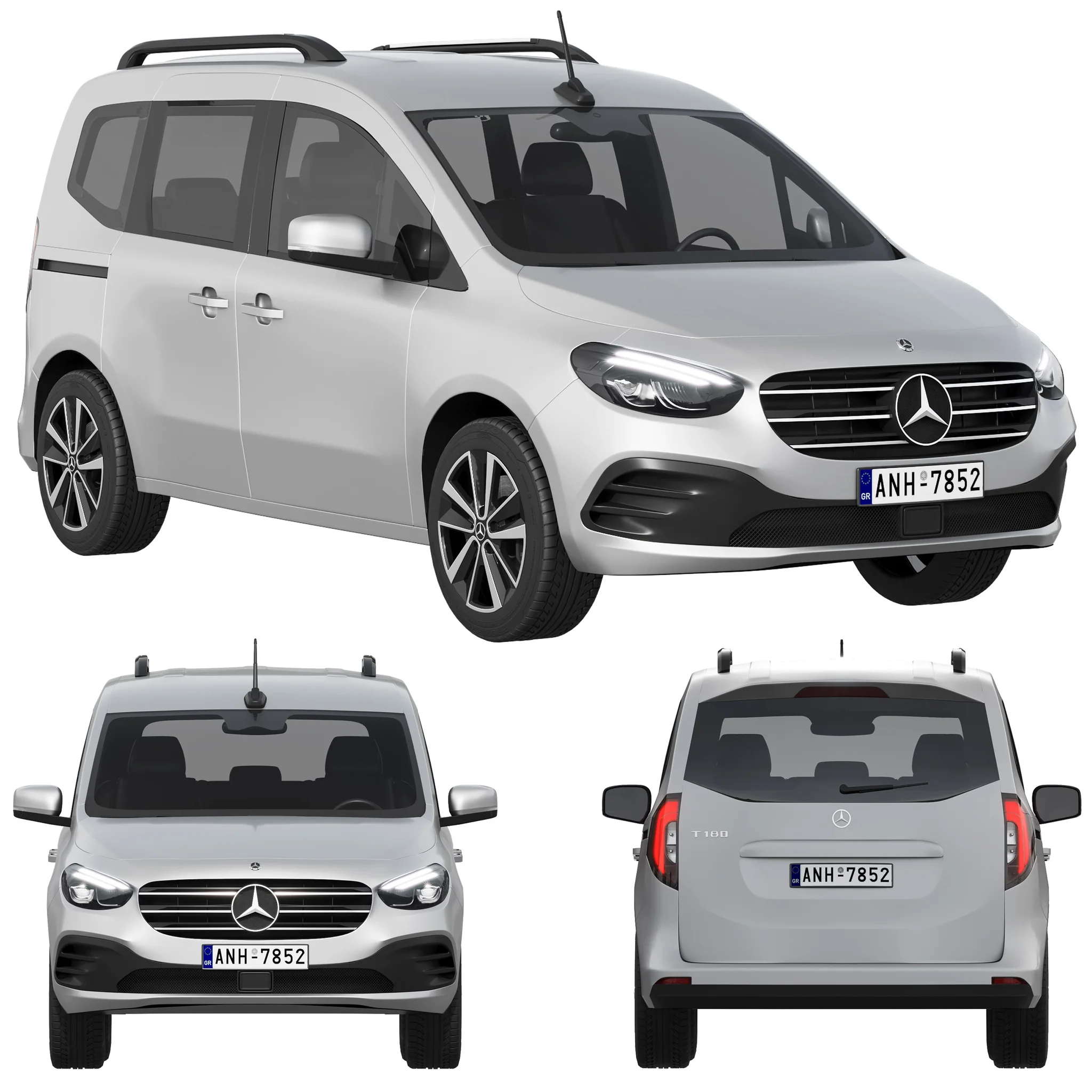 Mercedes Benz T Class, 3D model preview 25