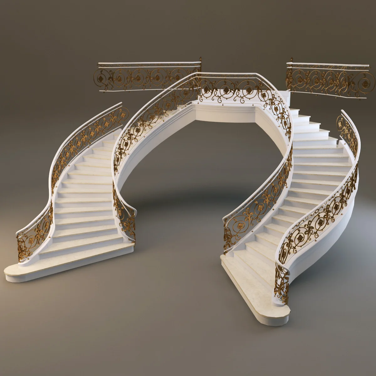 Stairs3 — 3D model preview 2