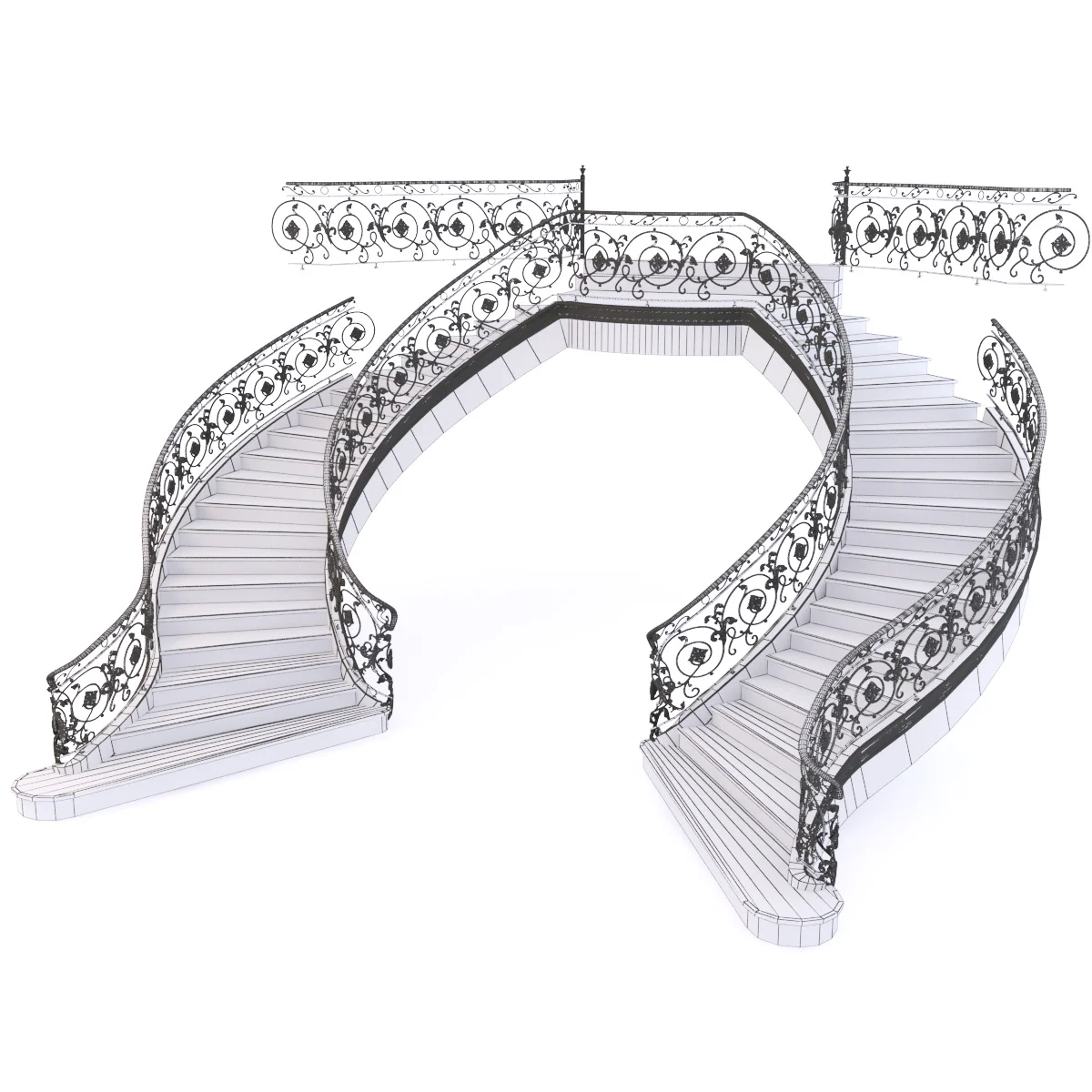 Stairs3 — 3D model preview 3