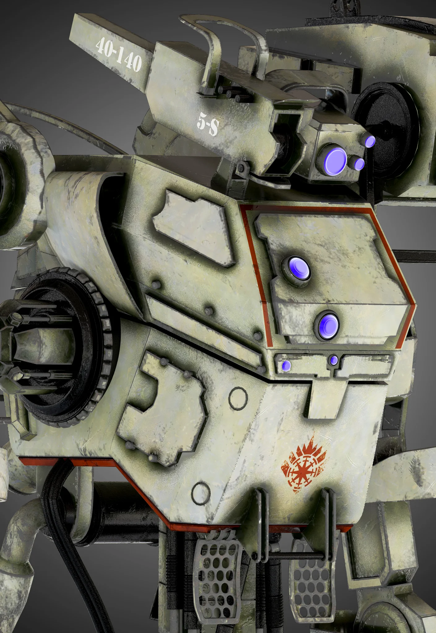 Titanfall Stryder — 3D model preview 4