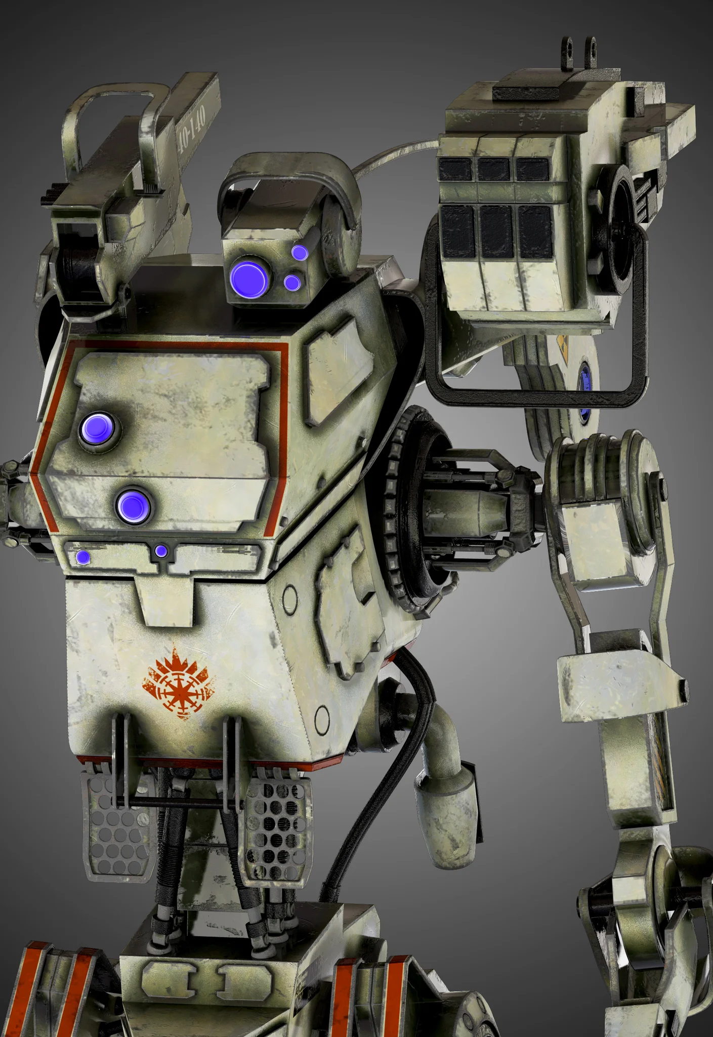 Titanfall Stryder — 3D model preview 10