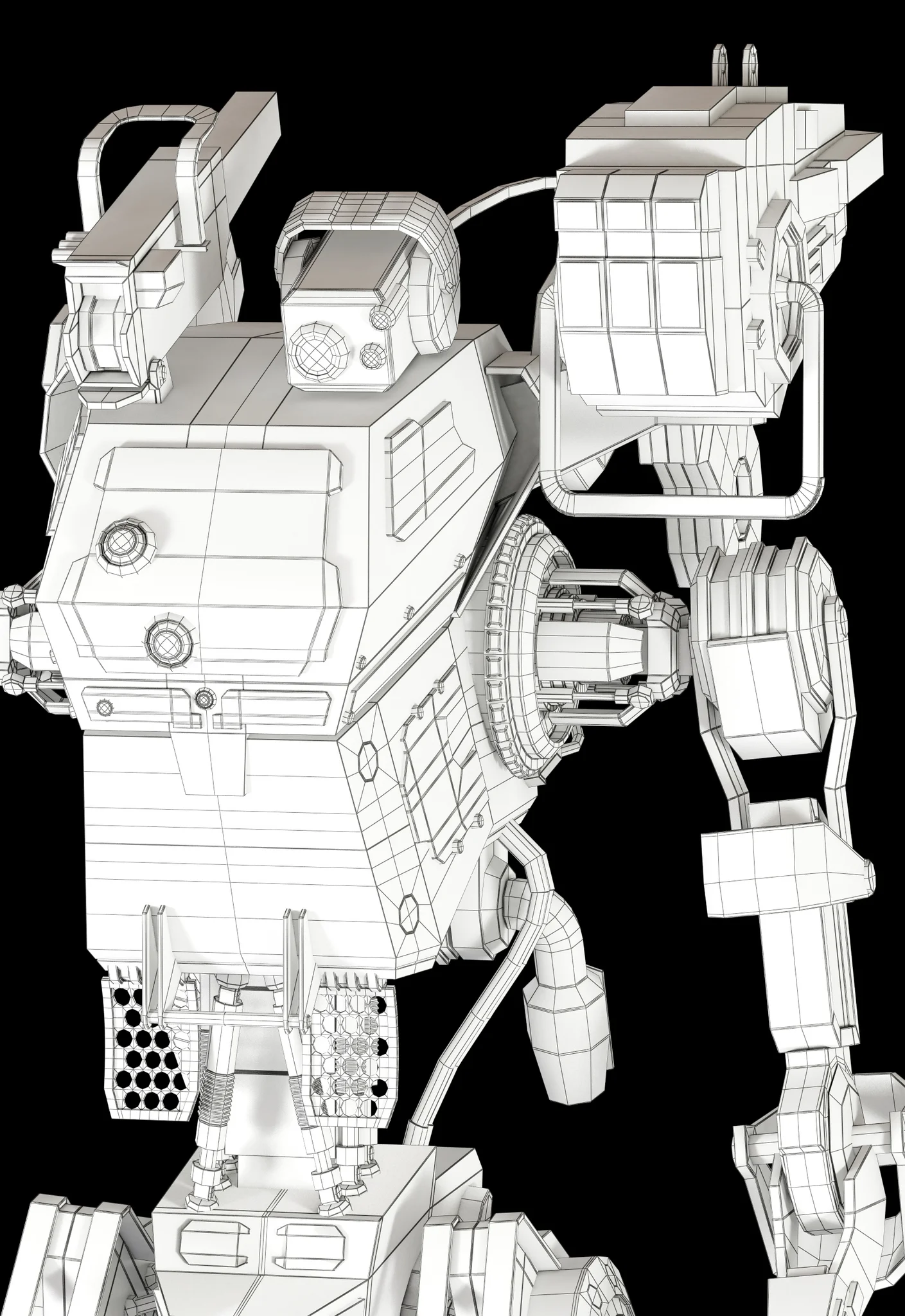 Titanfall Stryder — 3D model preview 12