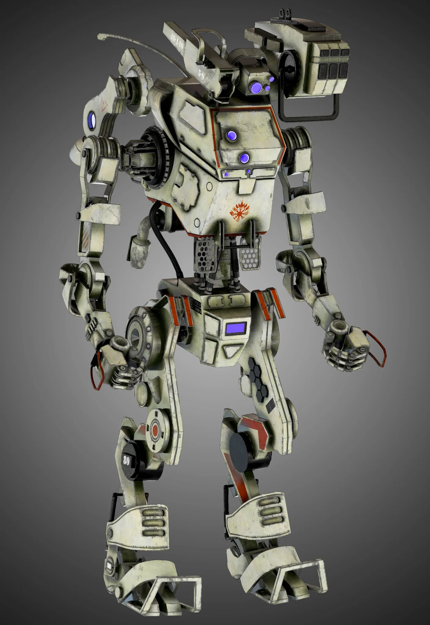 Titanfall Stryder — 3D model preview 21