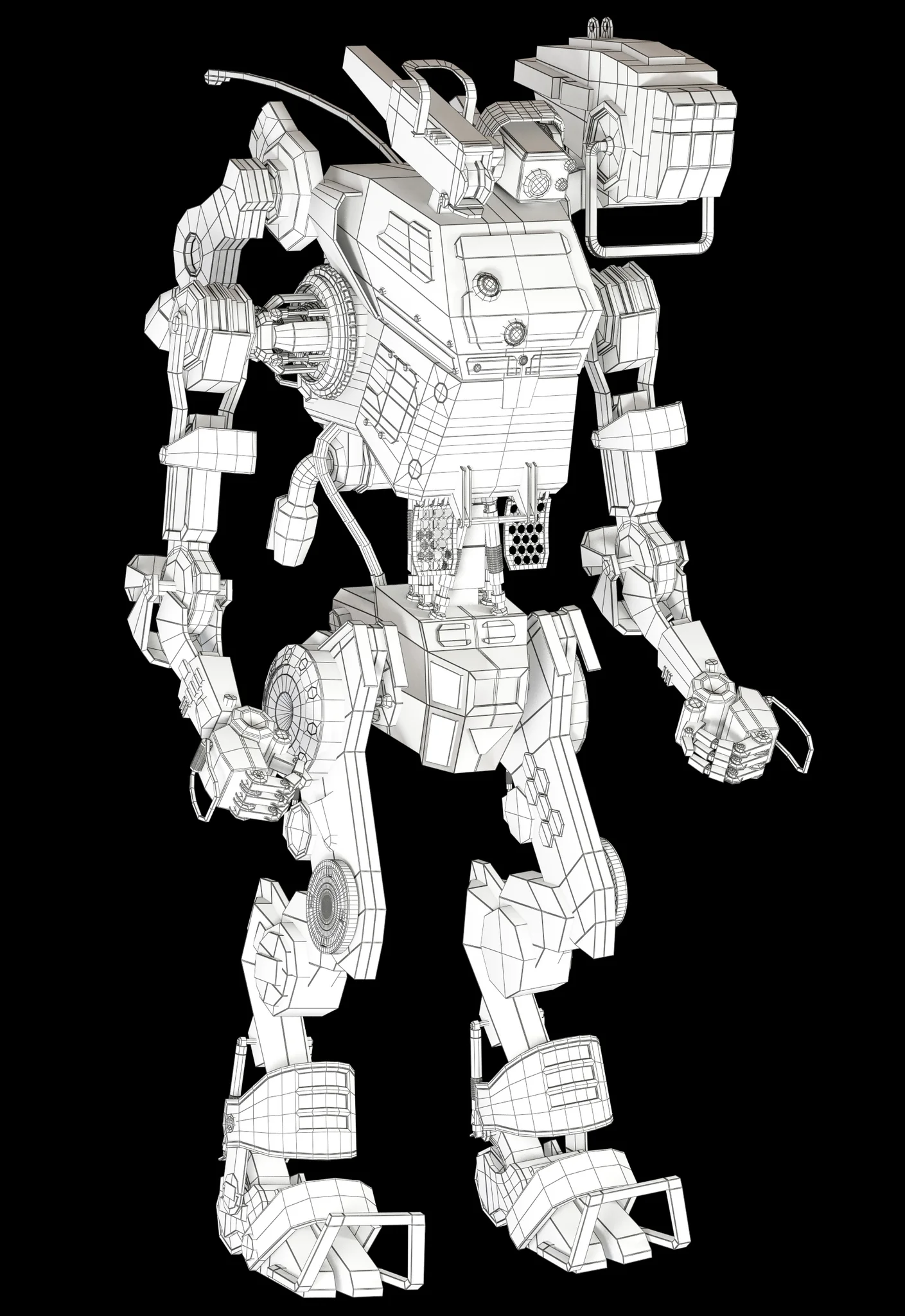 Titanfall Stryder — 3D model preview 23