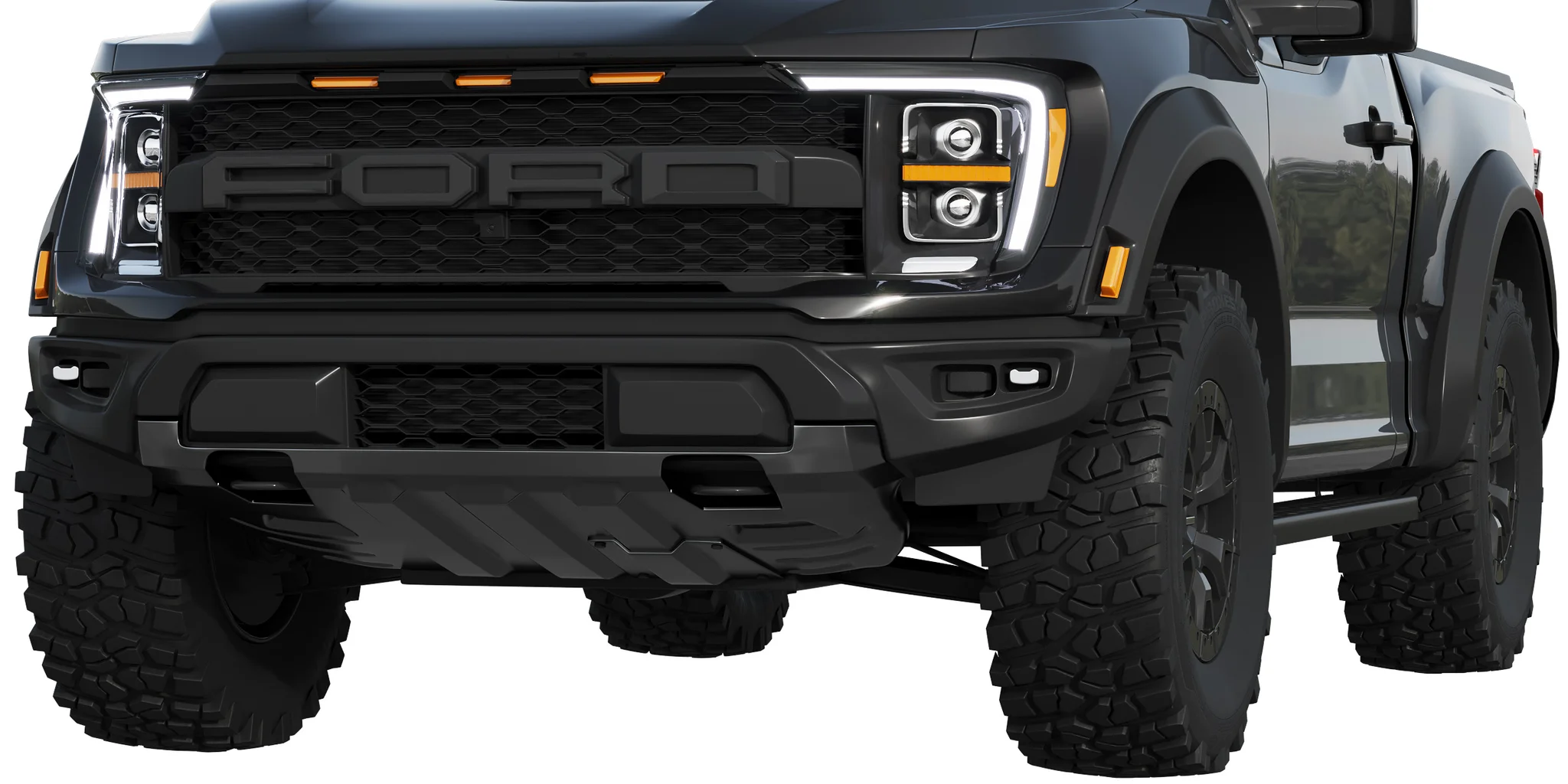 Ford F150 Raptor Regular Cab 2022, 3D model preview 5