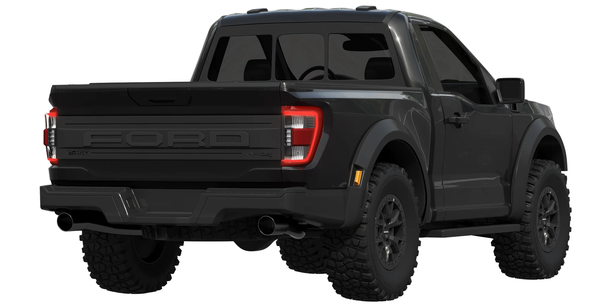 Ford F150 Raptor Regular Cab 2022, 3D model preview 6