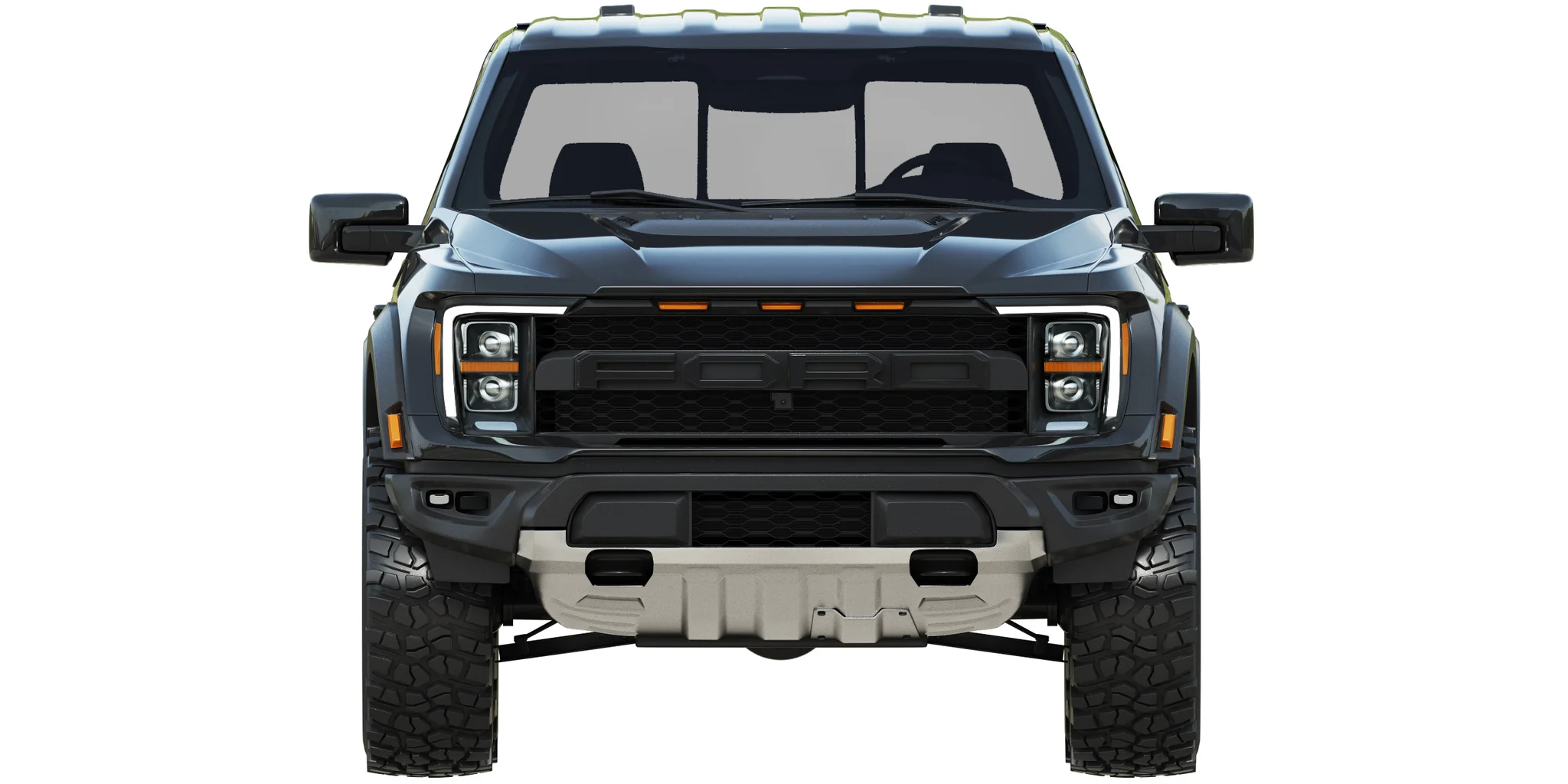 Ford F150 Raptor Regular Cab 2022, 3D model preview 33