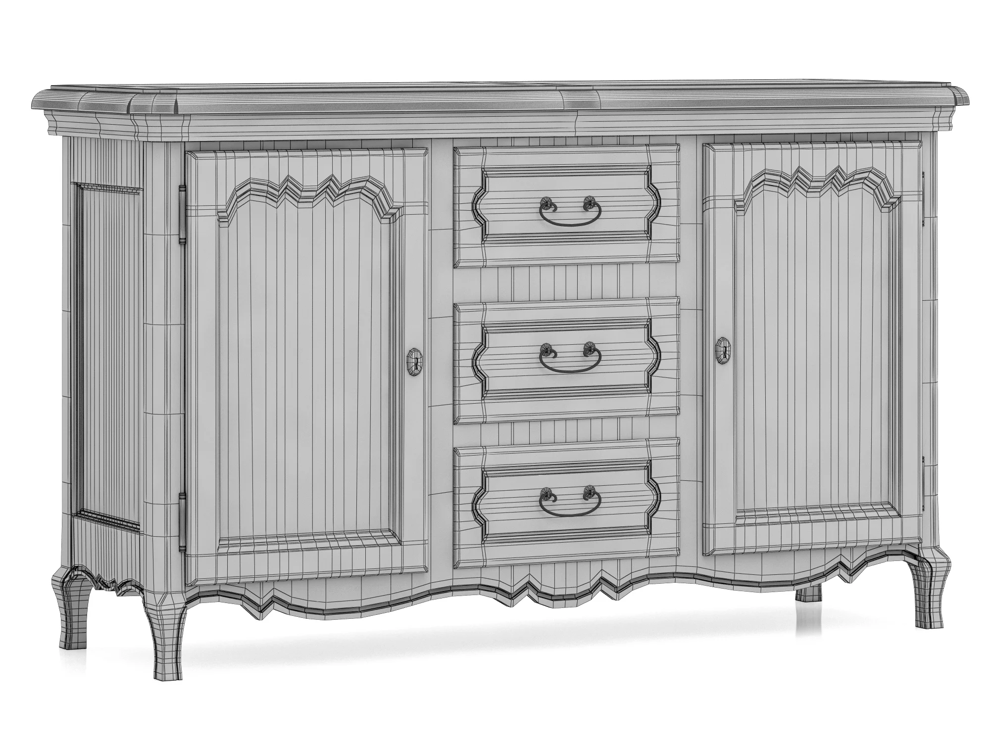 Dantone Home Salon De Provans Chests Of Drawers — 3D model preview 9