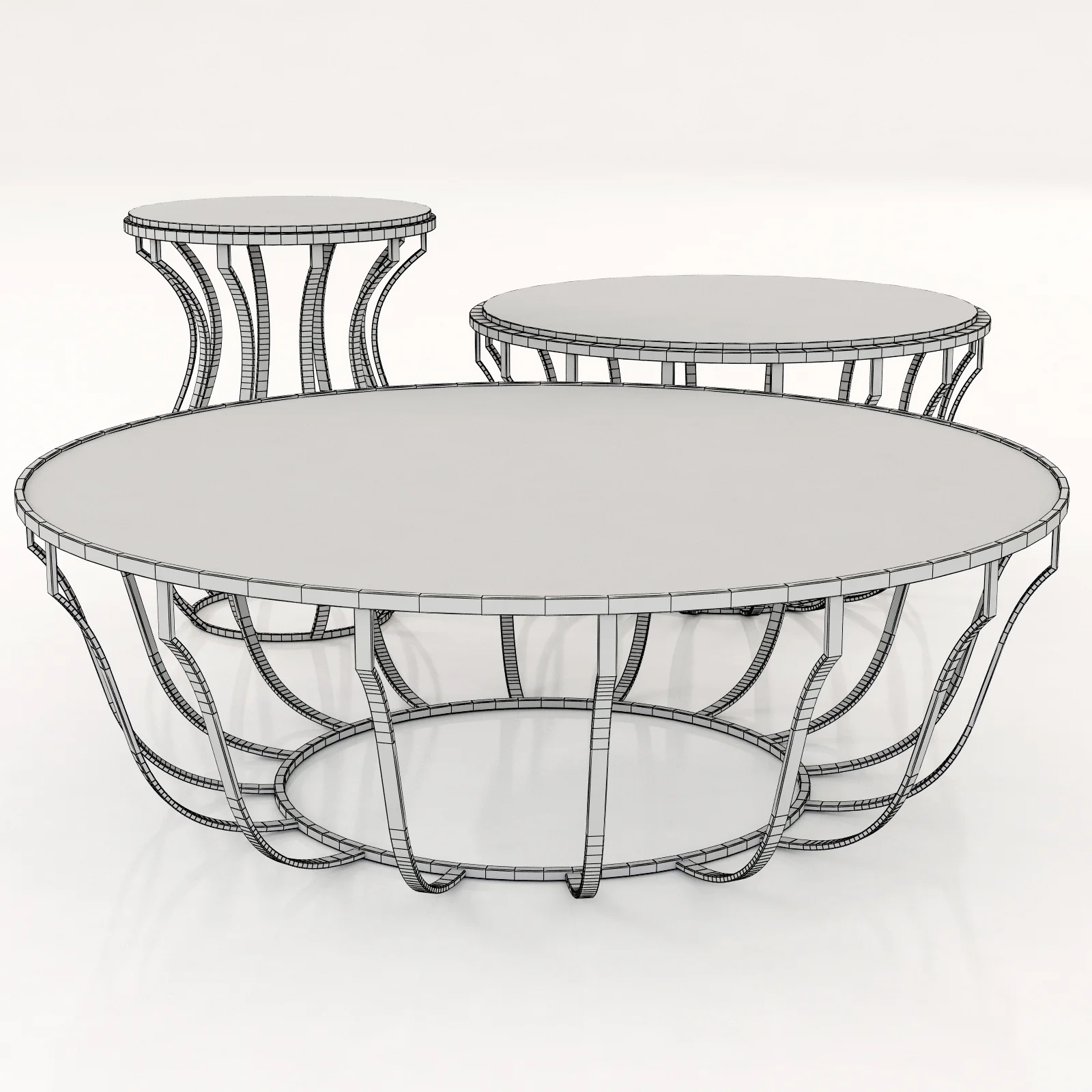 Baxter Jules Small Table — 3D model preview 1