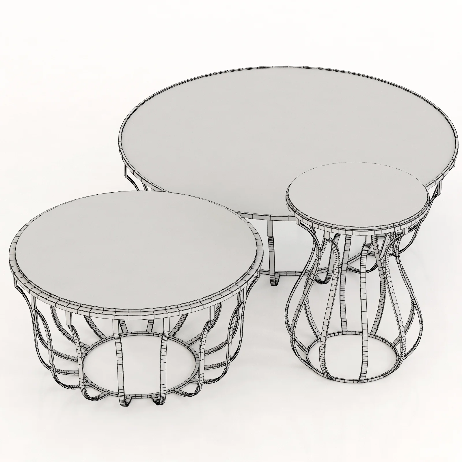 Baxter Jules Small Table — 3D model preview 4