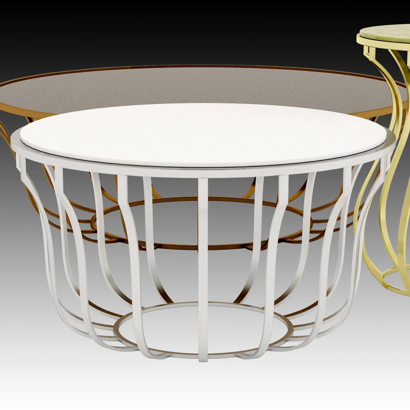 Baxter Jules Small Table — 3D model preview 5