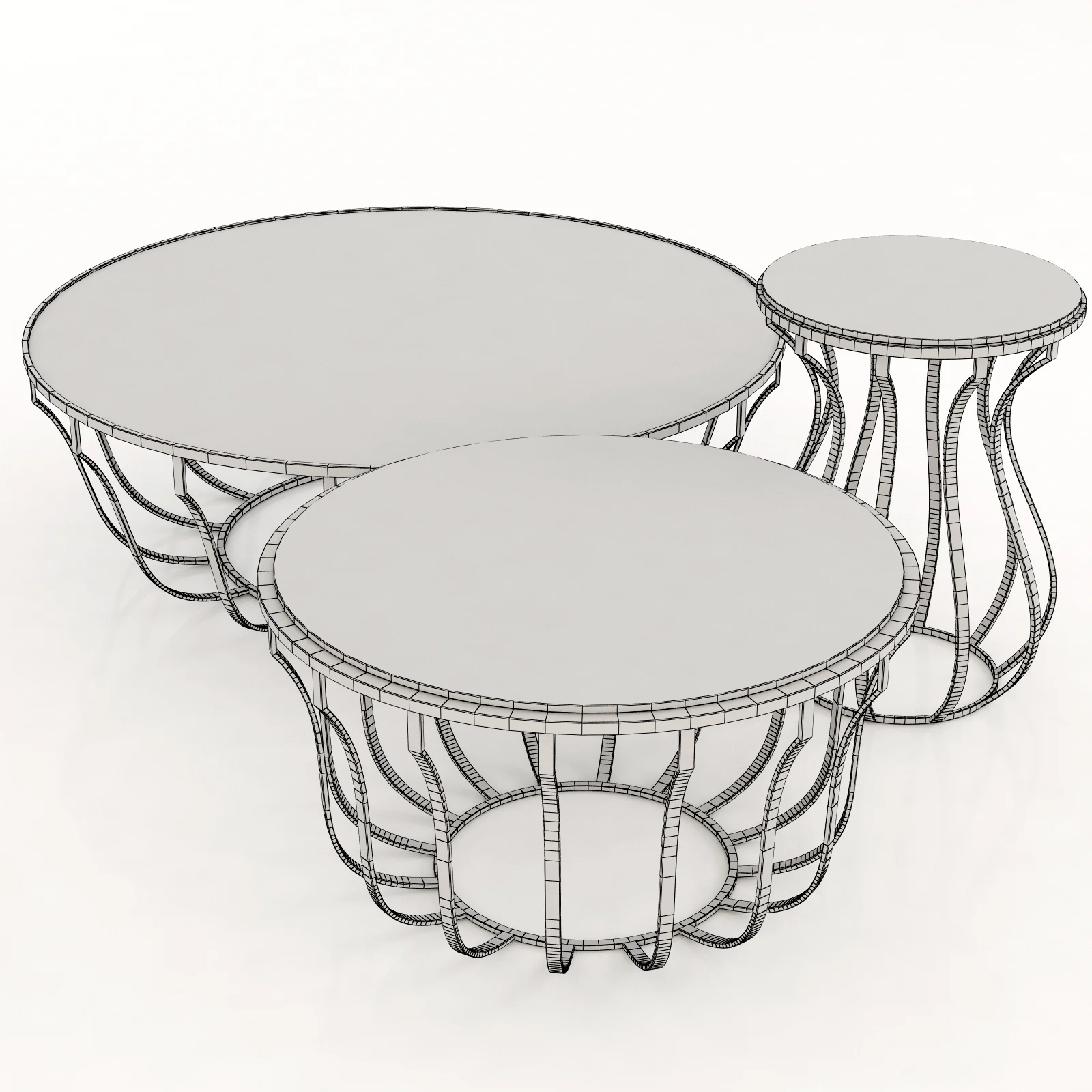 Baxter Jules Small Table — 3D model preview 8