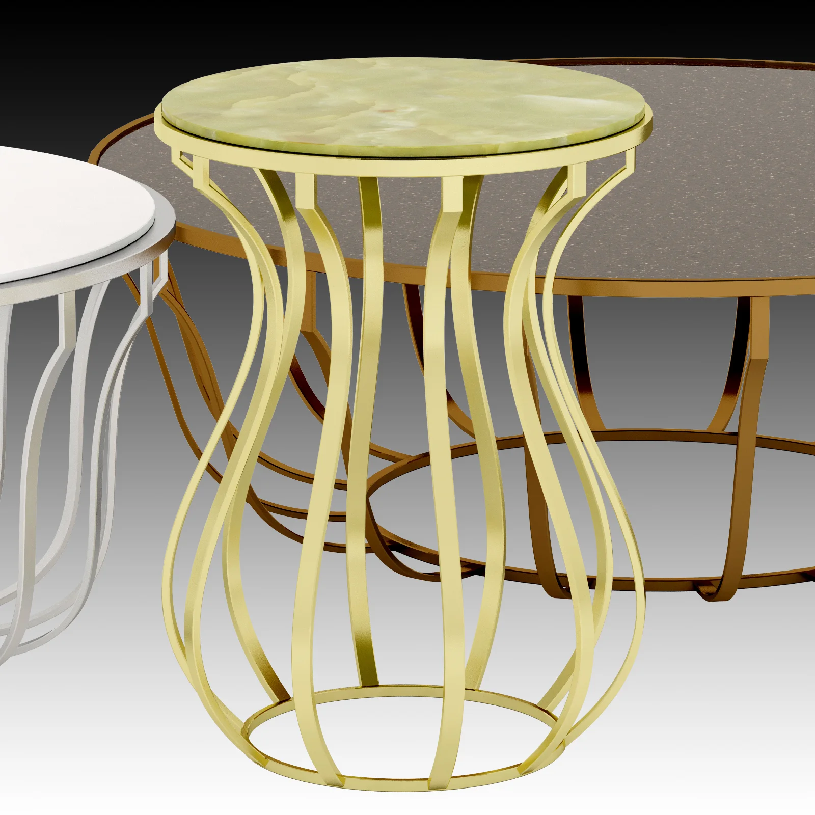 Baxter Jules Small Table — 3D model preview 9