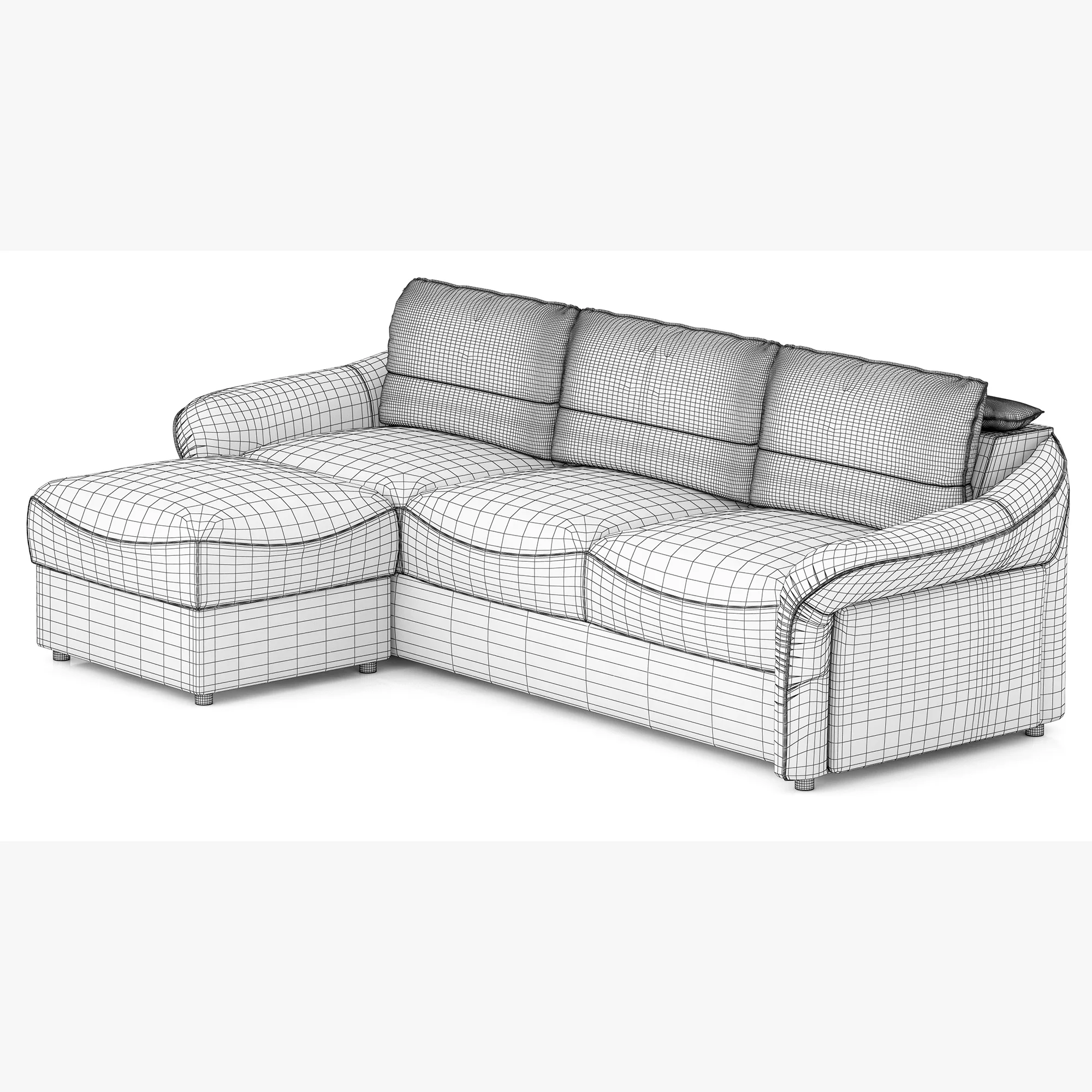 Meblomak Larino Sofa 2 — 3D model preview 4