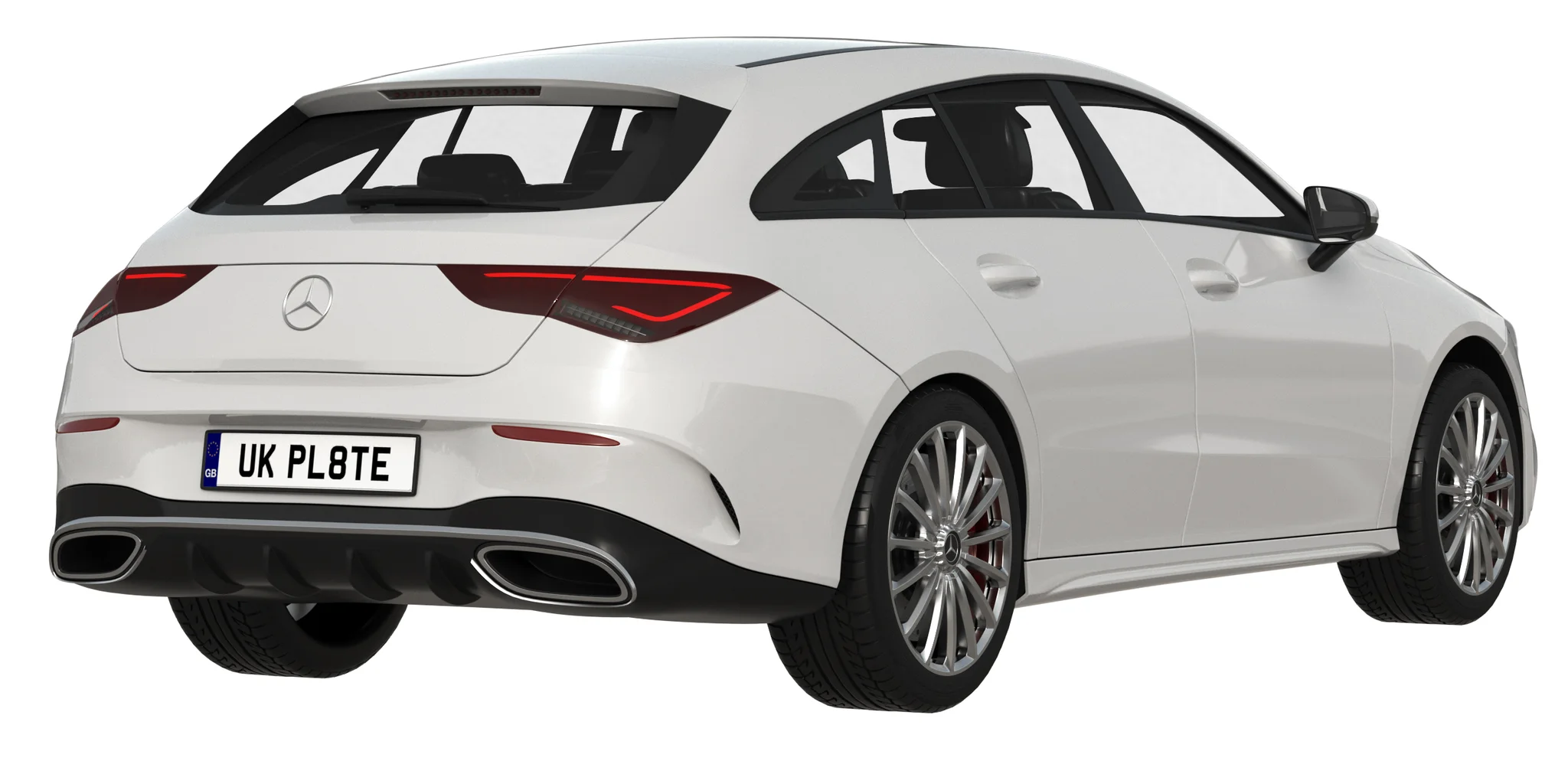 Mercedes Benz CLA 250 Shooting Brake, 3D model preview 2
