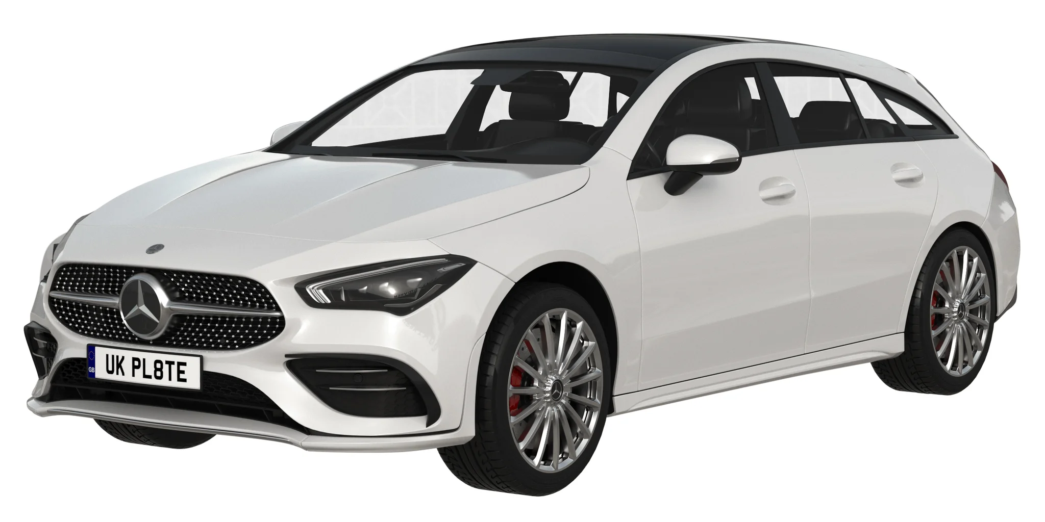 Mercedes Benz CLA 250 Shooting Brake, 3D model preview 4