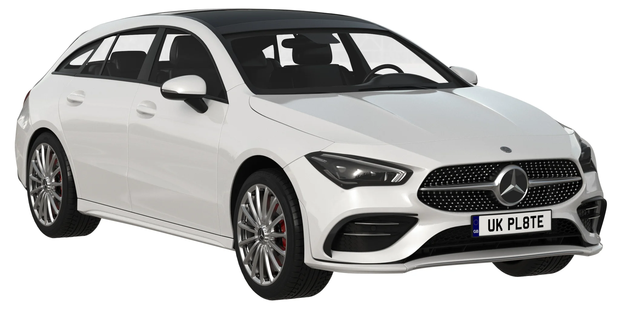 Mercedes Benz CLA 250 Shooting Brake, 3D model preview 6