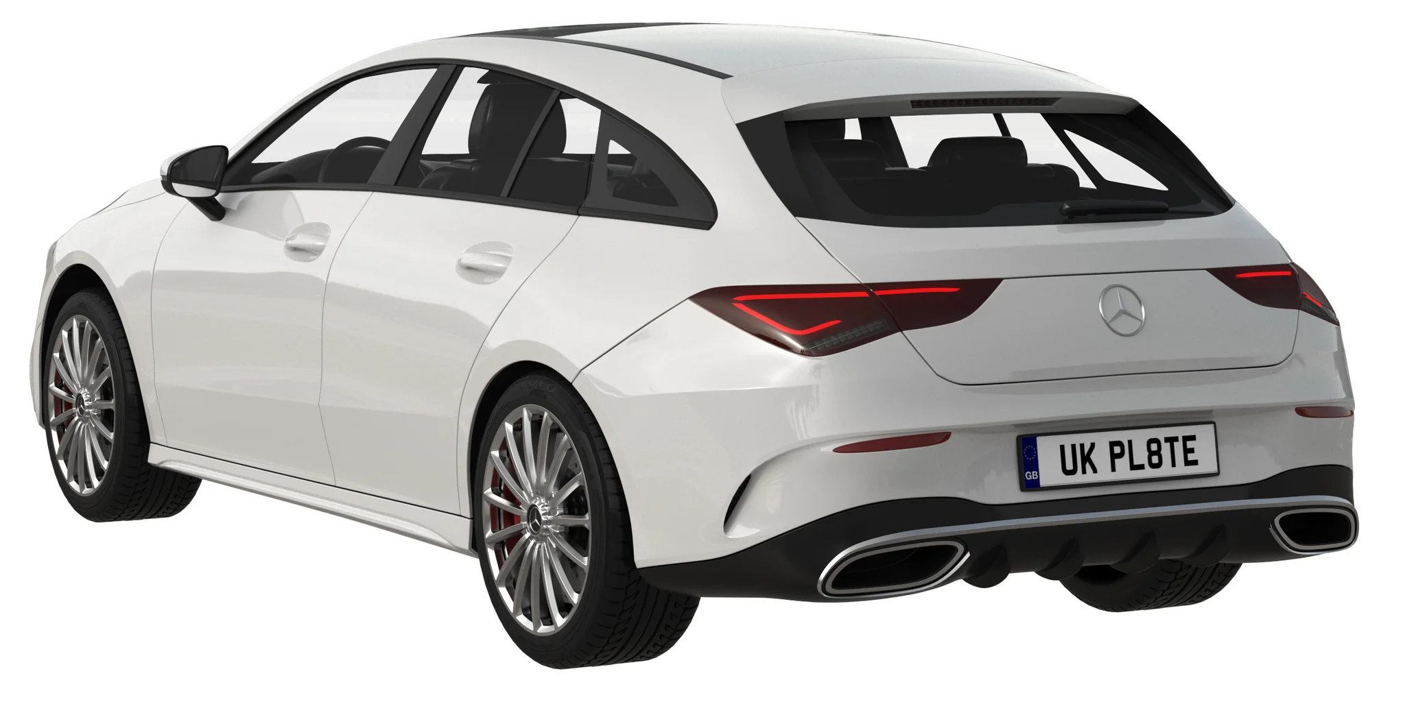 Mercedes Benz CLA 250 Shooting Brake, 3D model preview 8