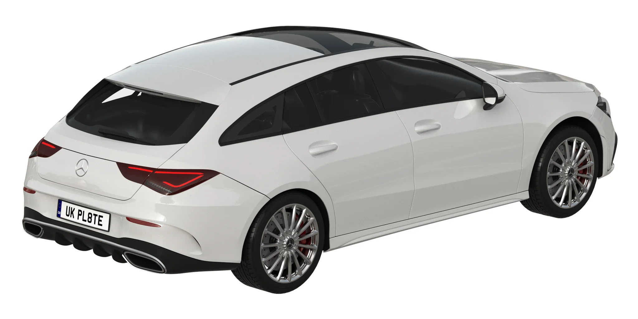 Mercedes Benz CLA 250 Shooting Brake, 3D model preview 13