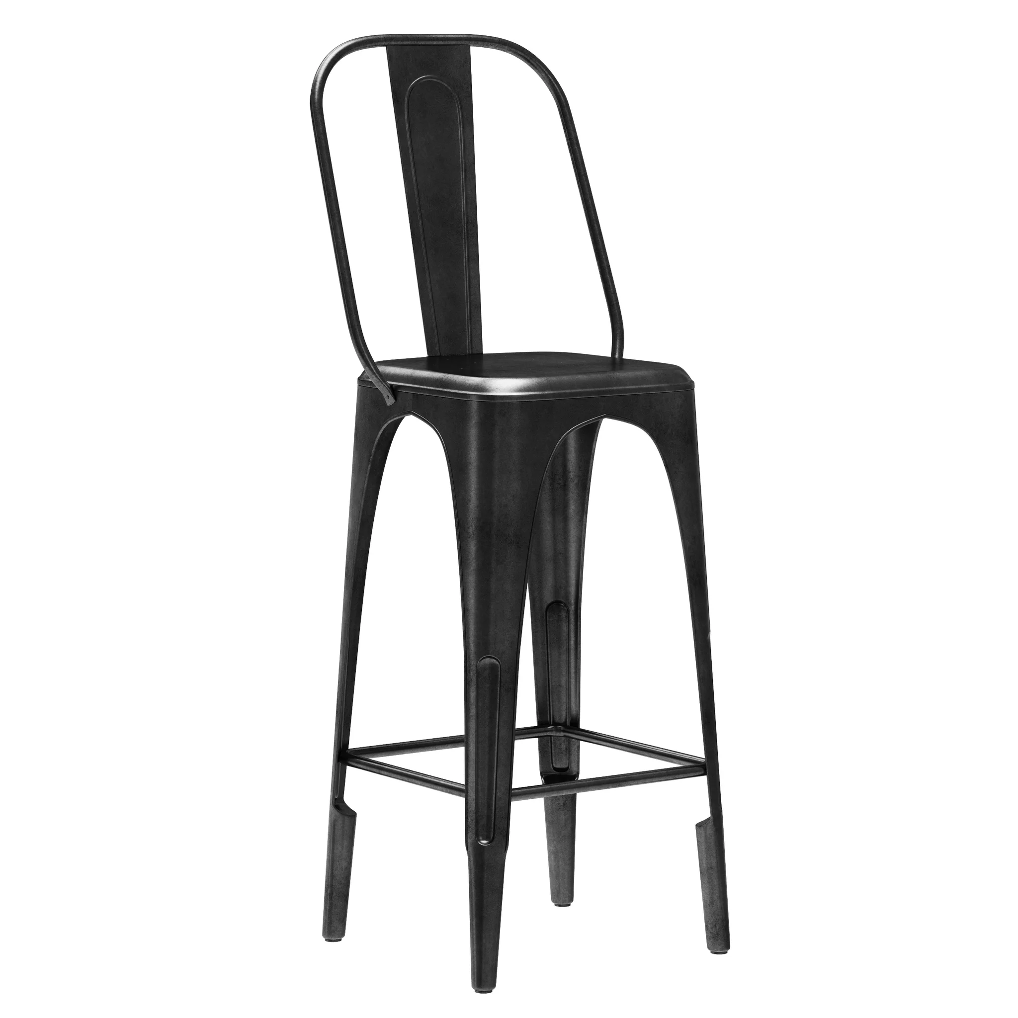 Restoration Hardware Remy Stool — 3D model preview 1