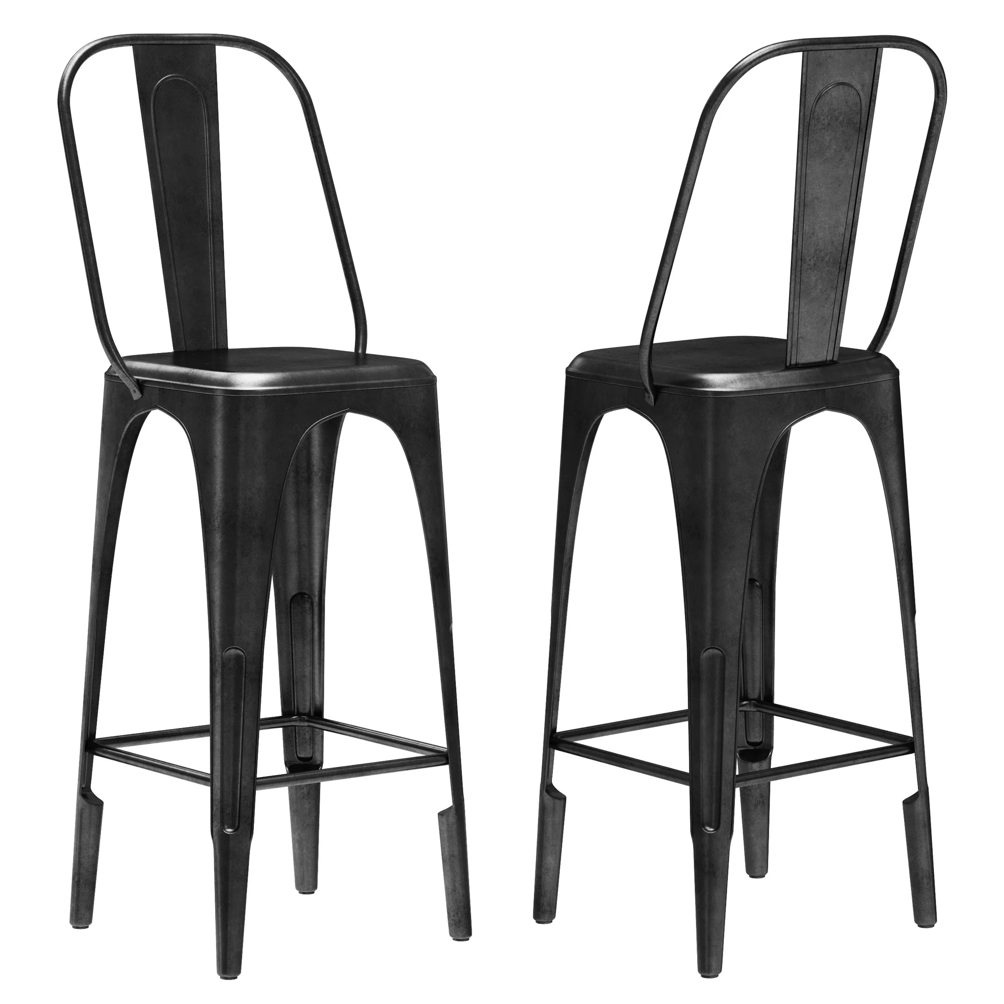 Restoration Hardware Remy Stool — 3D model preview 2