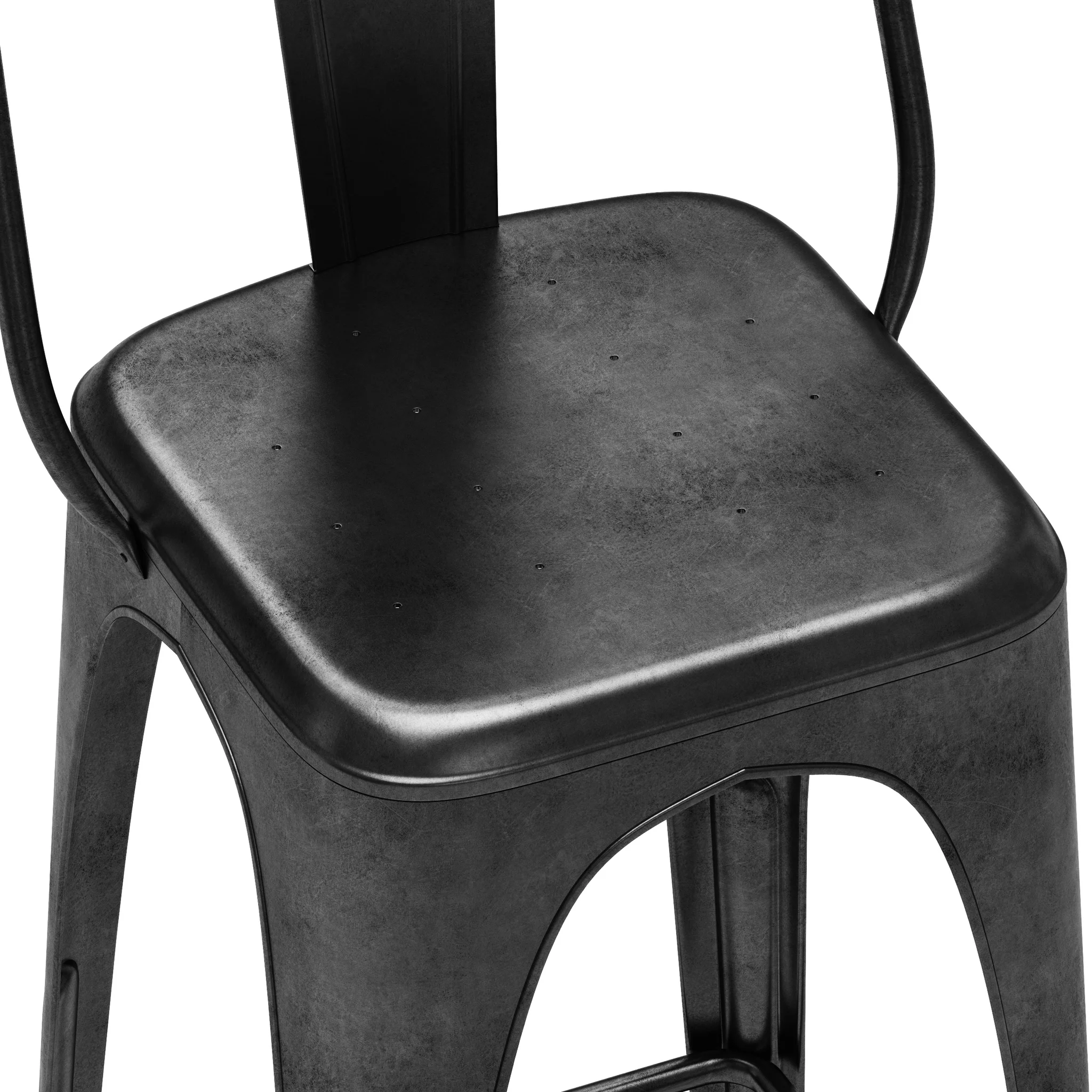 Restoration Hardware Remy Stool — 3D model preview 4