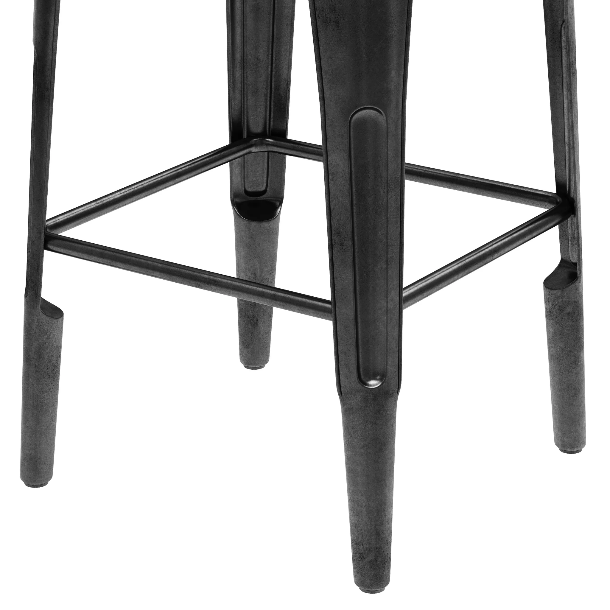 Restoration Hardware Remy Stool — 3D model preview 6