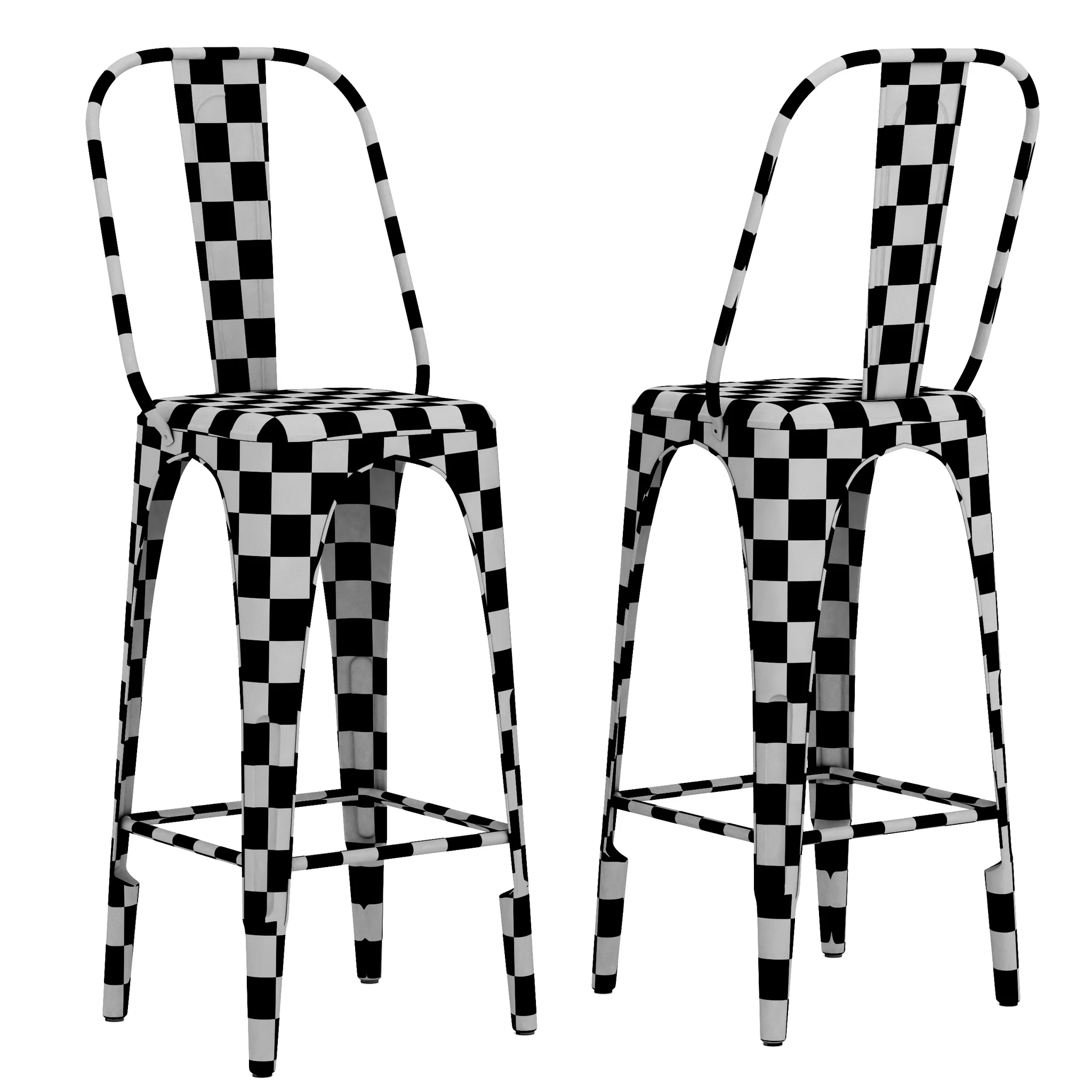 Restoration Hardware Remy Stool — 3D model preview 9