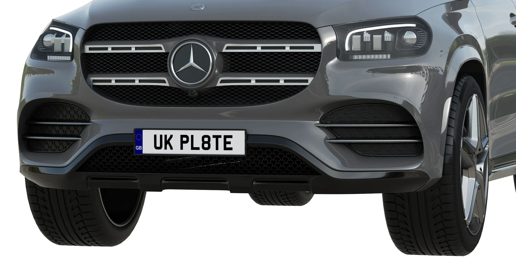 Mercedes Benz GLS, 3D model preview 4