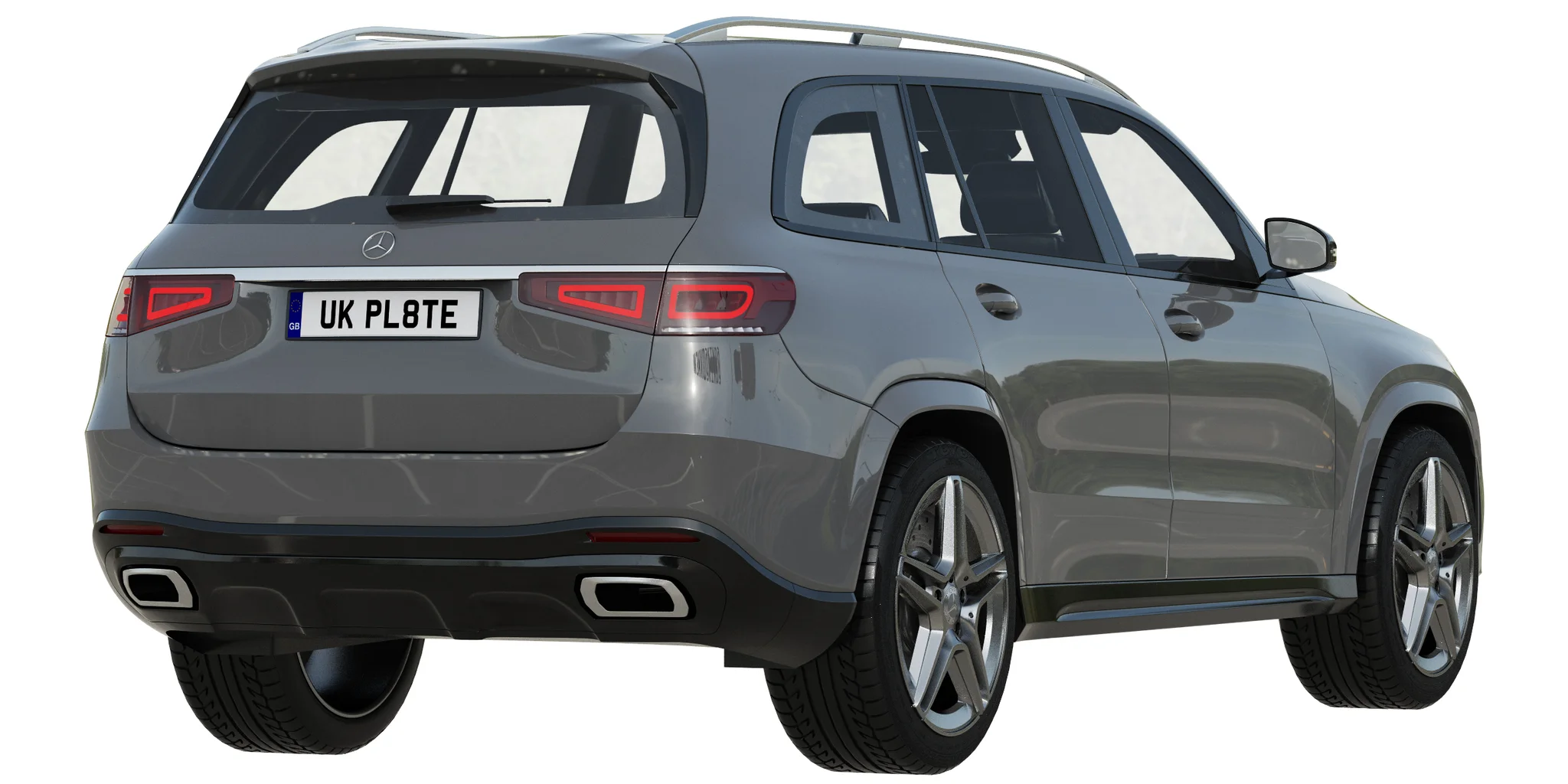 Mercedes Benz GLS, 3D model preview 9