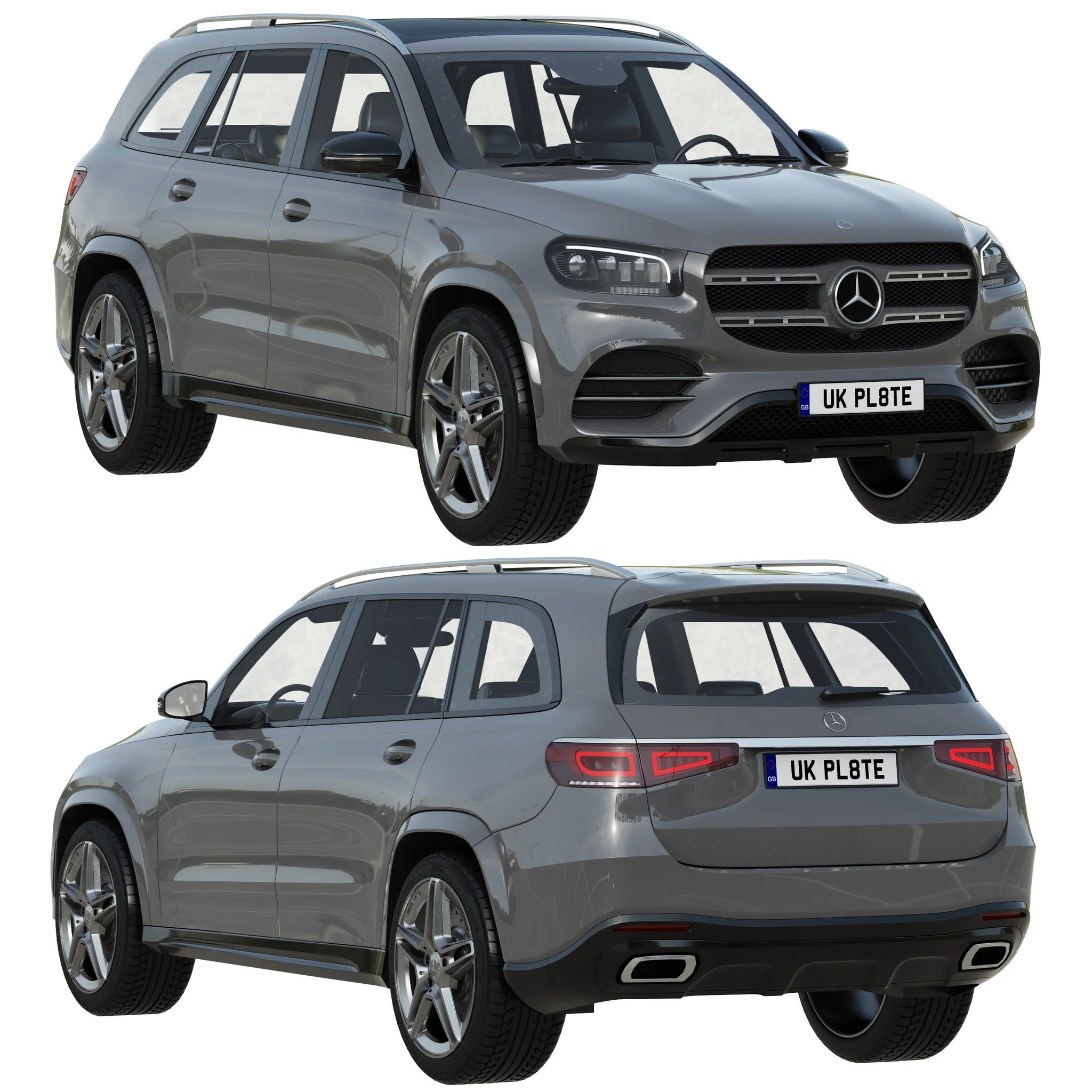 Mercedes Benz GLS, 3D model preview 20