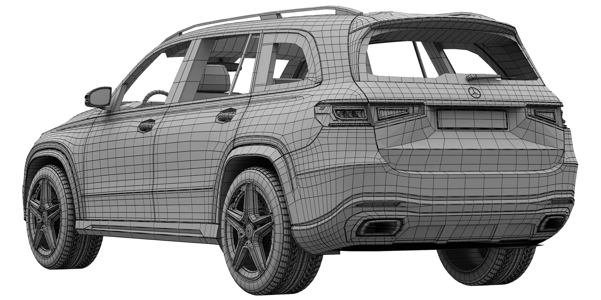 Mercedes Benz GLS, 3D model preview 22