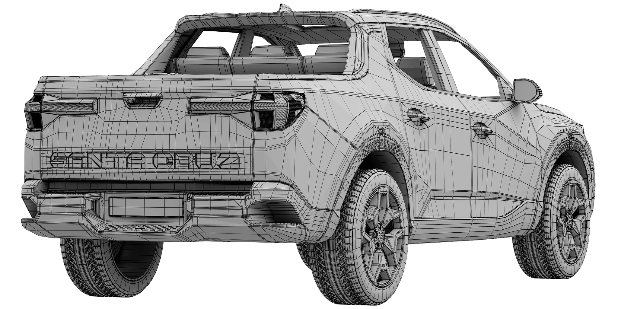 Hyundai Santa Cruz, 3D model preview 8