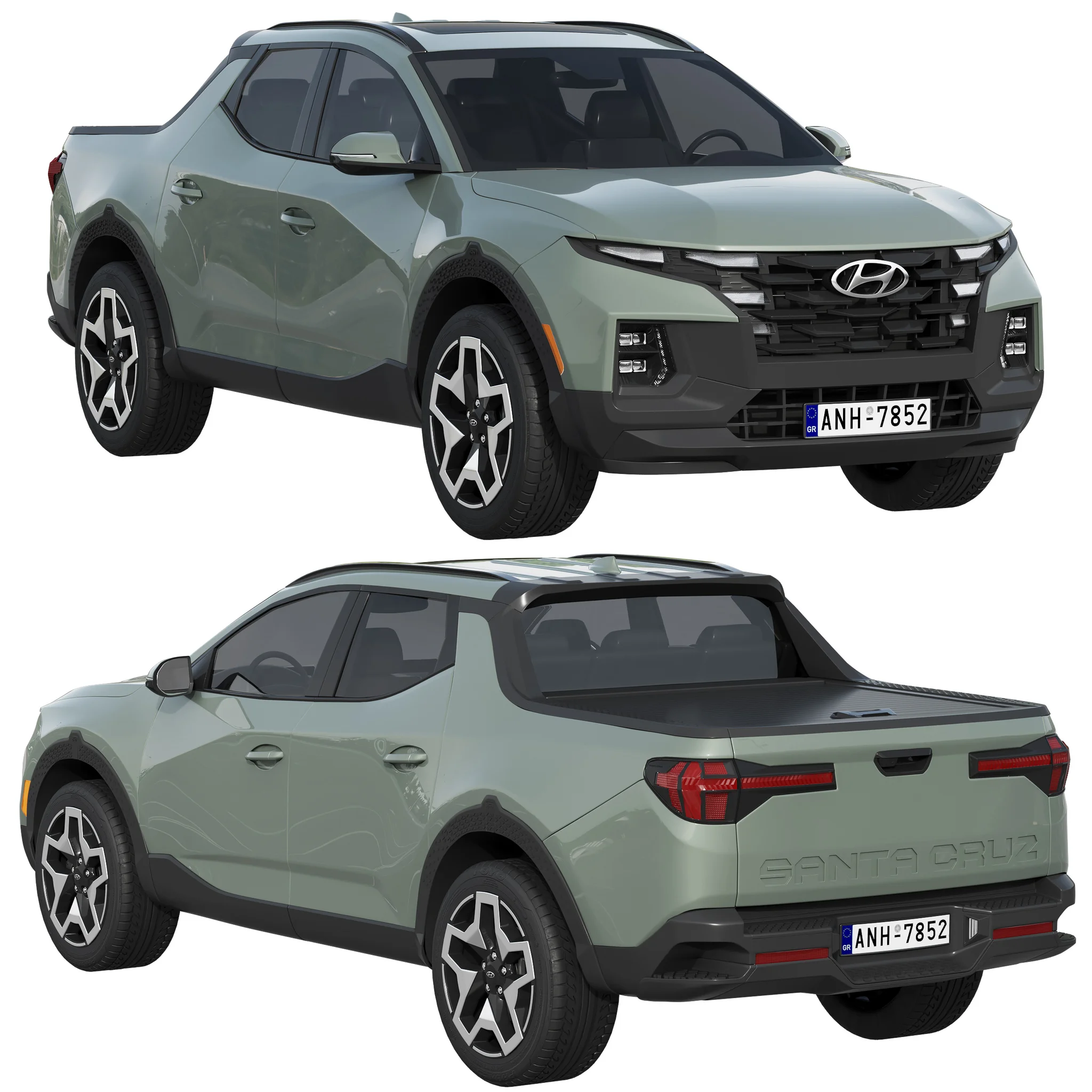 Hyundai Santa Cruz, 3D model preview 16