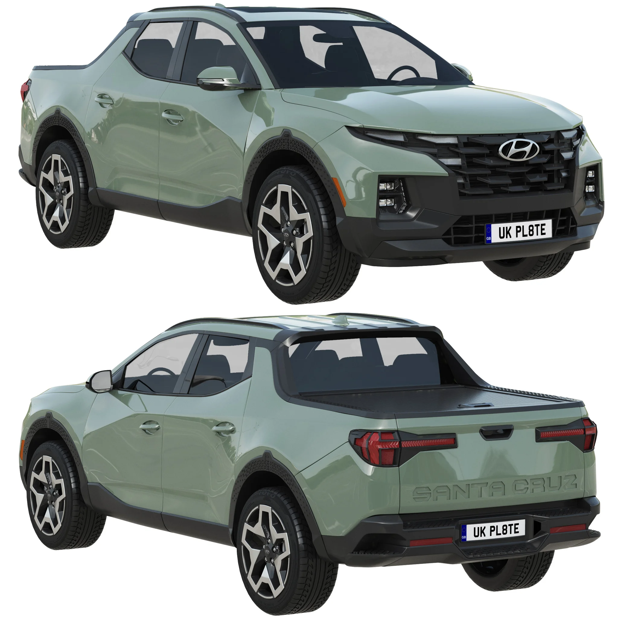 Hyundai Santa Cruz, 3D model preview 21