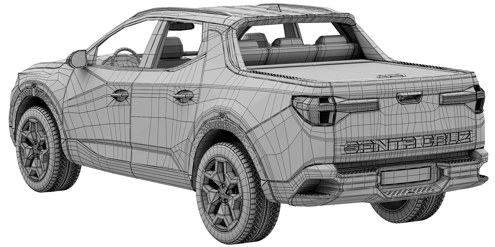 Hyundai Santa Cruz, 3D model preview 23