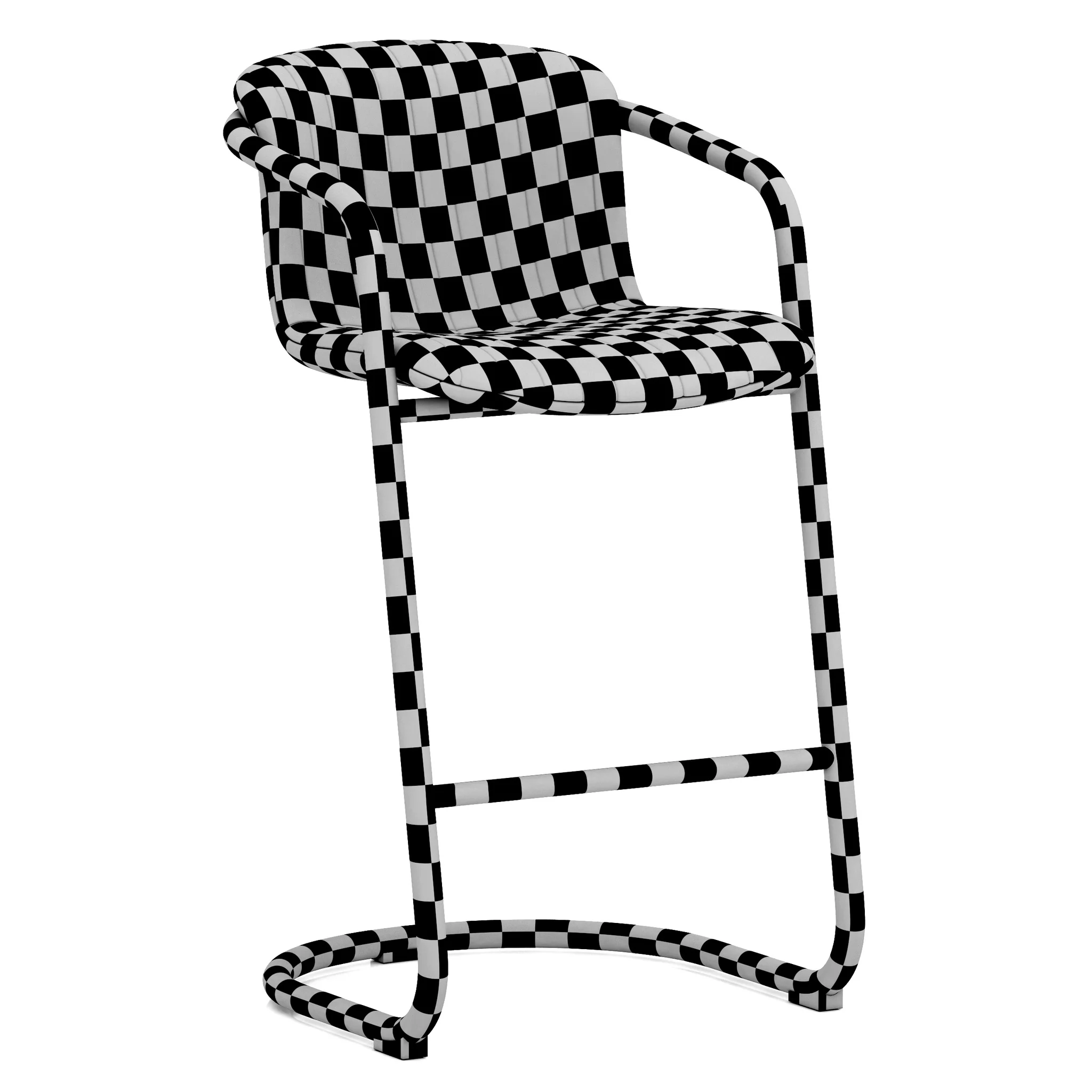 Loft Designe 3522 Model Barstool — 3D model preview 10