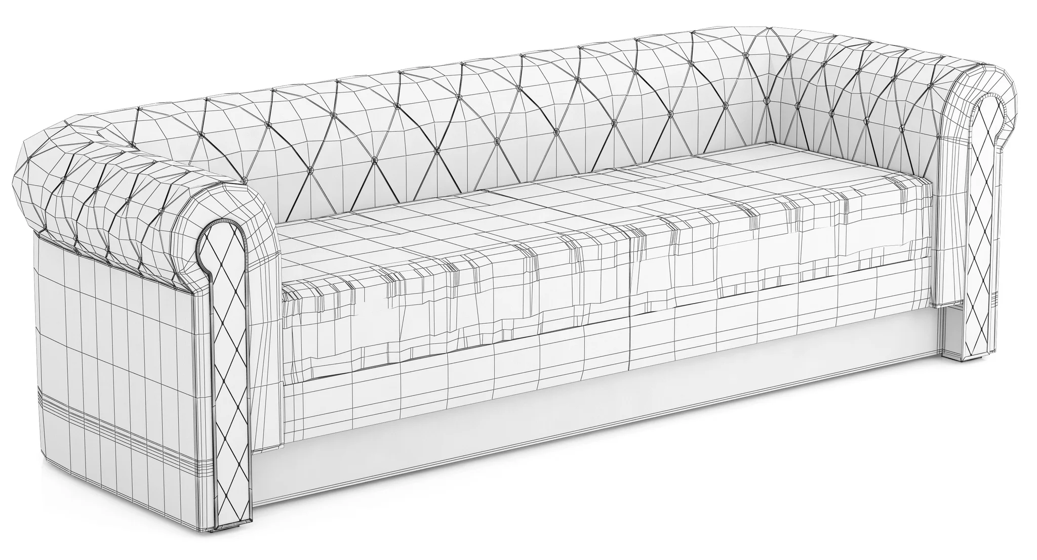 Smania Derby Sofa — 3D model preview 9