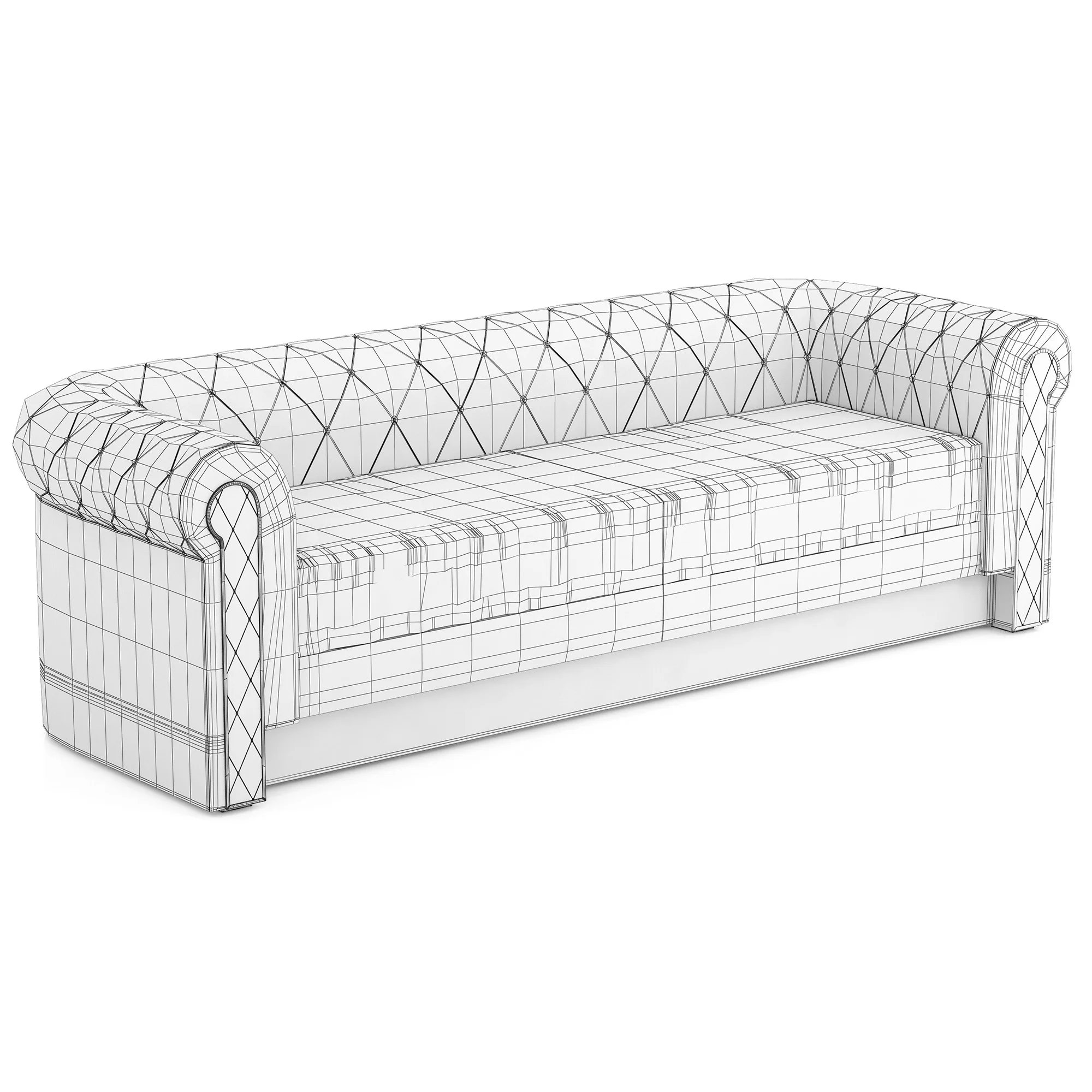 Smania Derby Sofa — 3D model preview 10