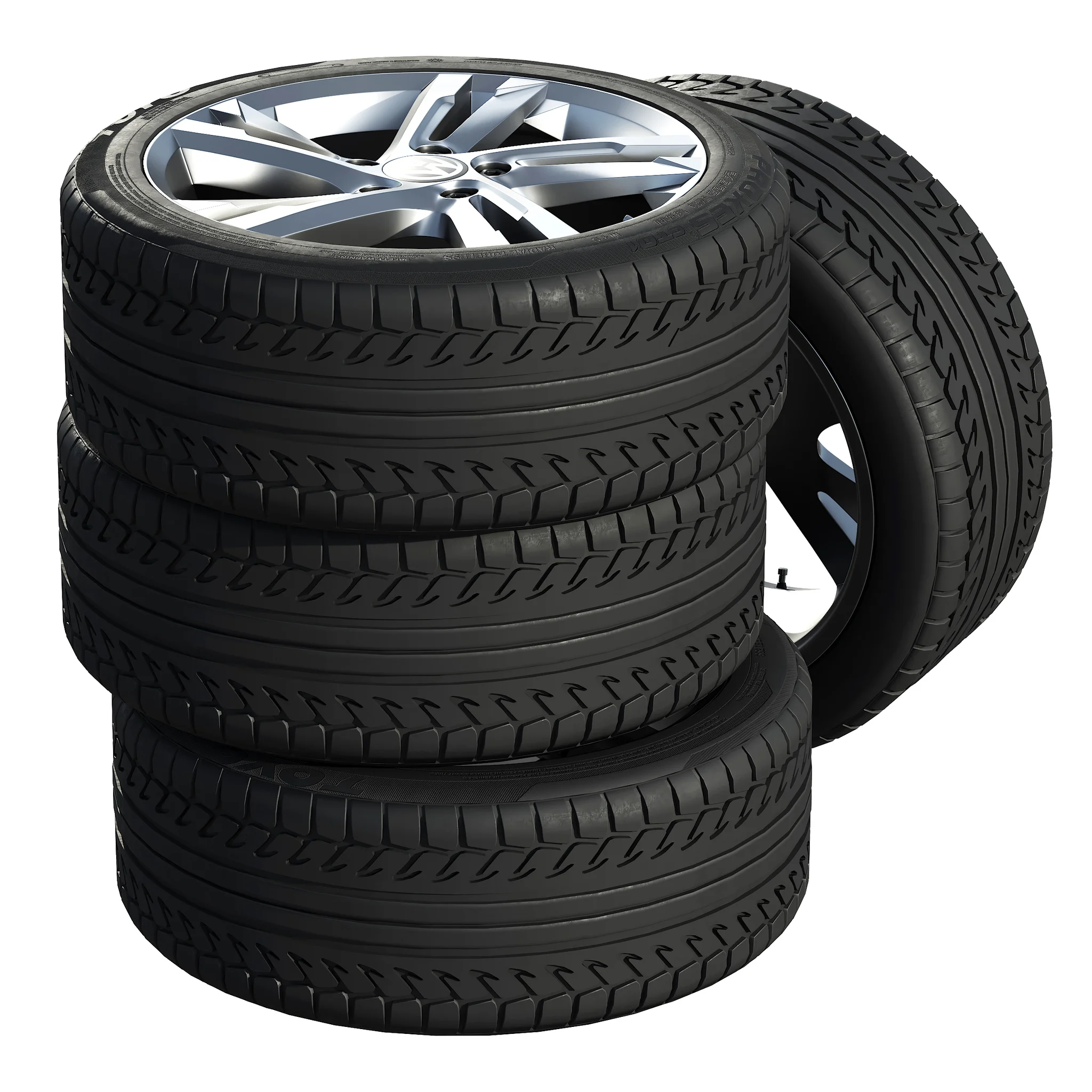 Volkswagen Tires 3 — 3D model preview 3