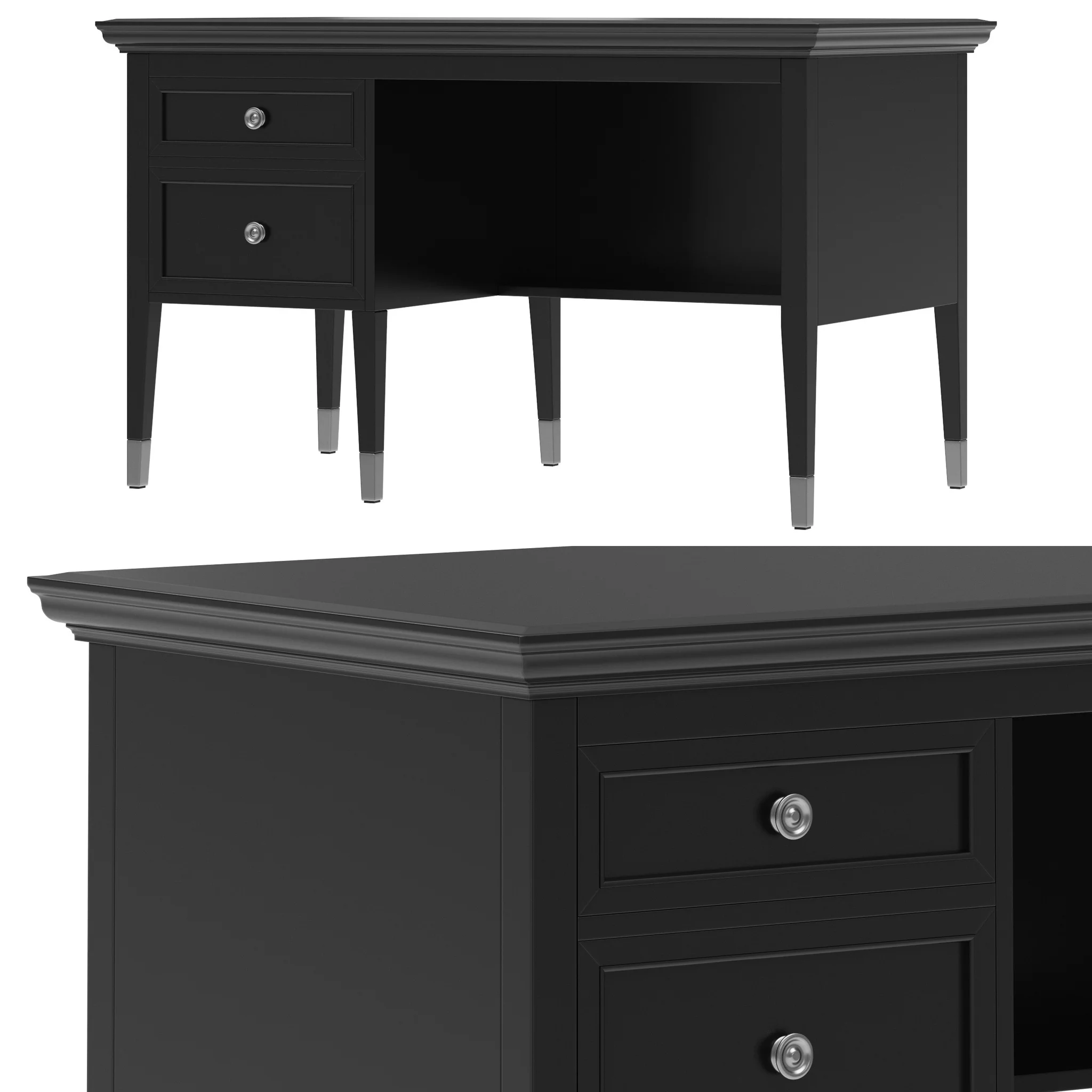 Dantone Home Stafford Small Desk — 3D model preview 1