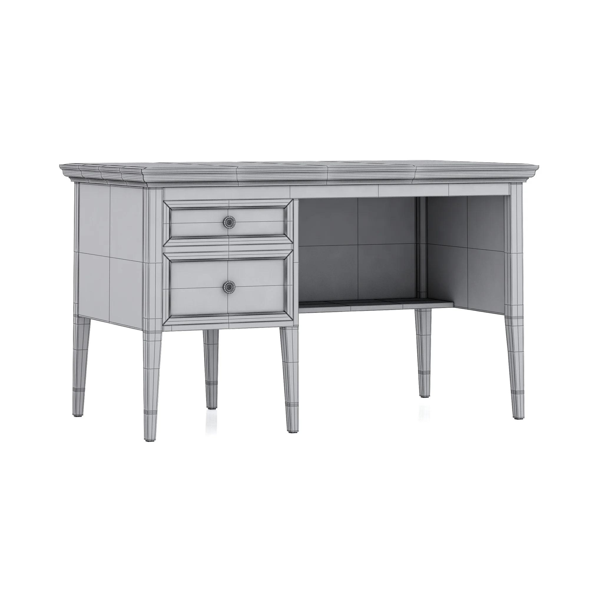Dantone Home Stafford Small Desk — 3D model preview 11