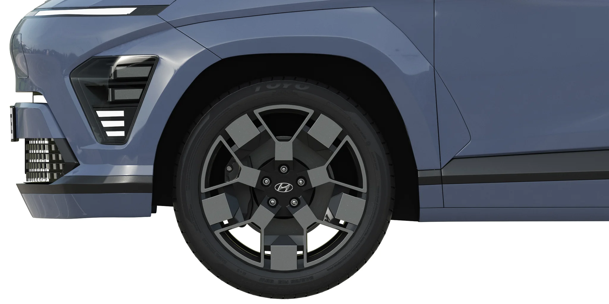 Hyundai KONA Electric 2024, 3D model preview 3