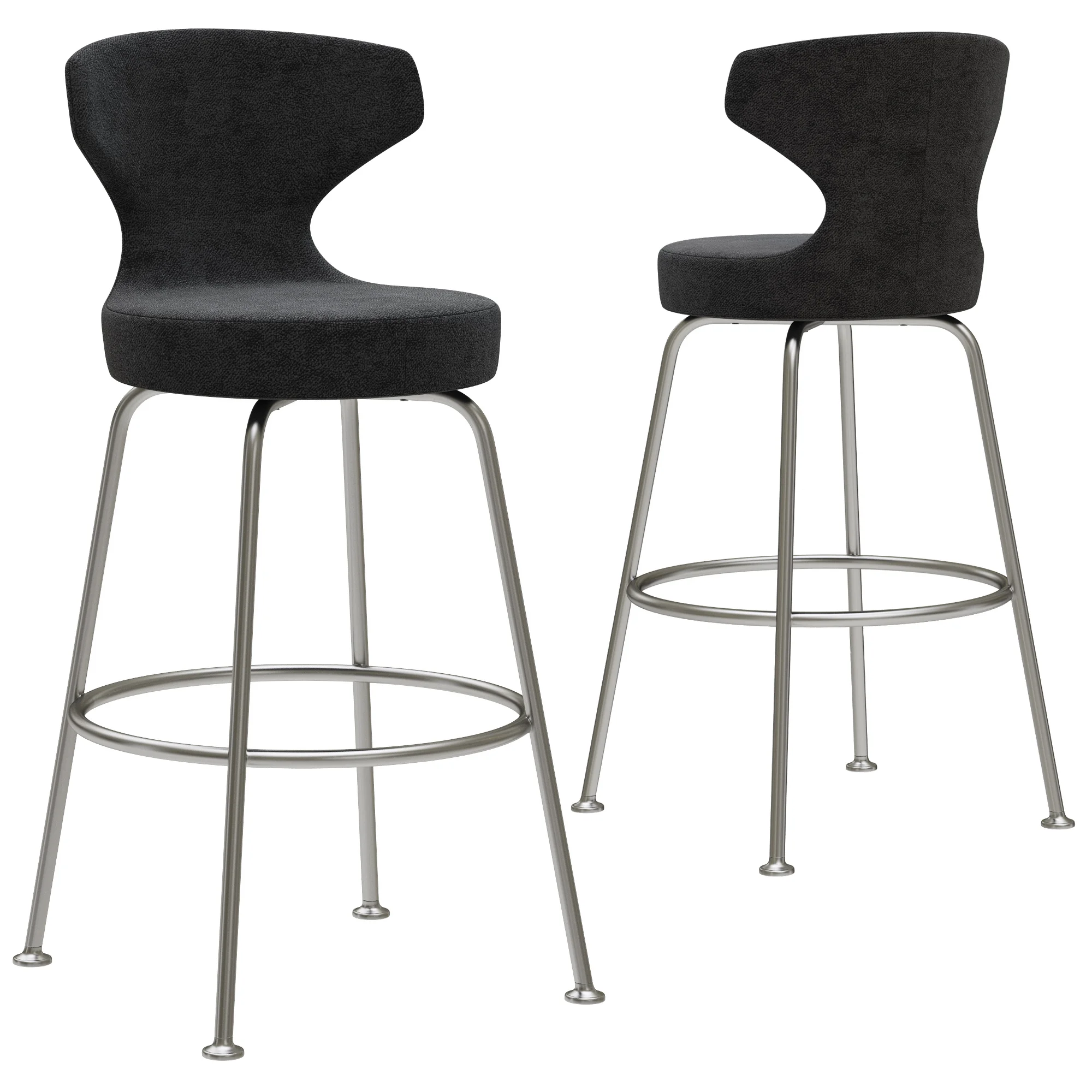 B&B Papilio Bar Stool — 3D model preview 2