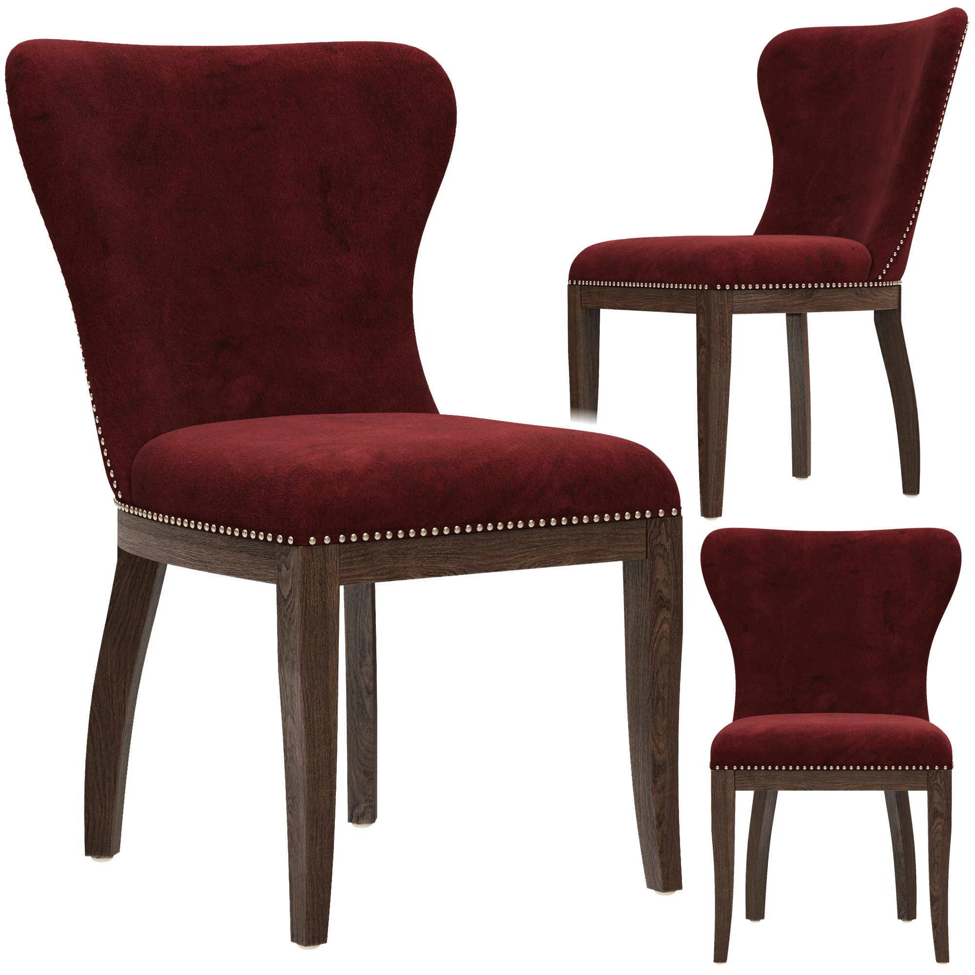 Home Concept Richmond Dining Chair — 3D model preview 2