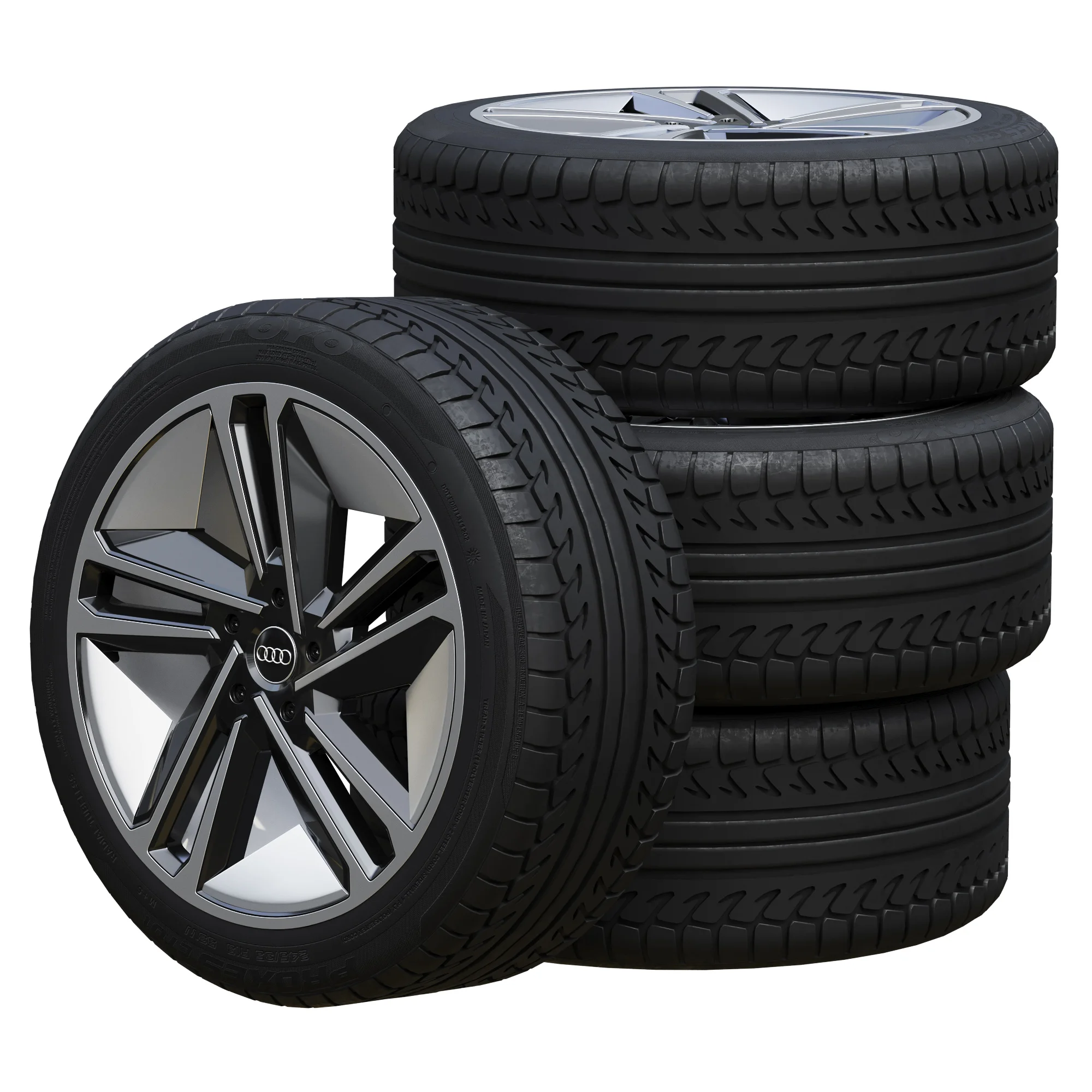 Audi Tires 7 — 3D model preview 2