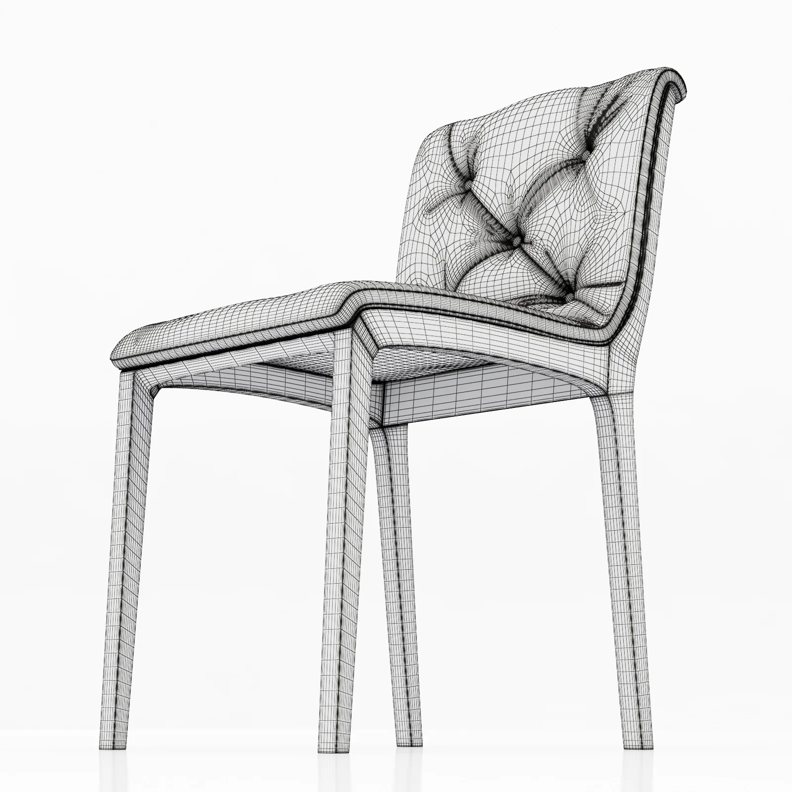 MIDJ Shine Chair — 3D model preview 1