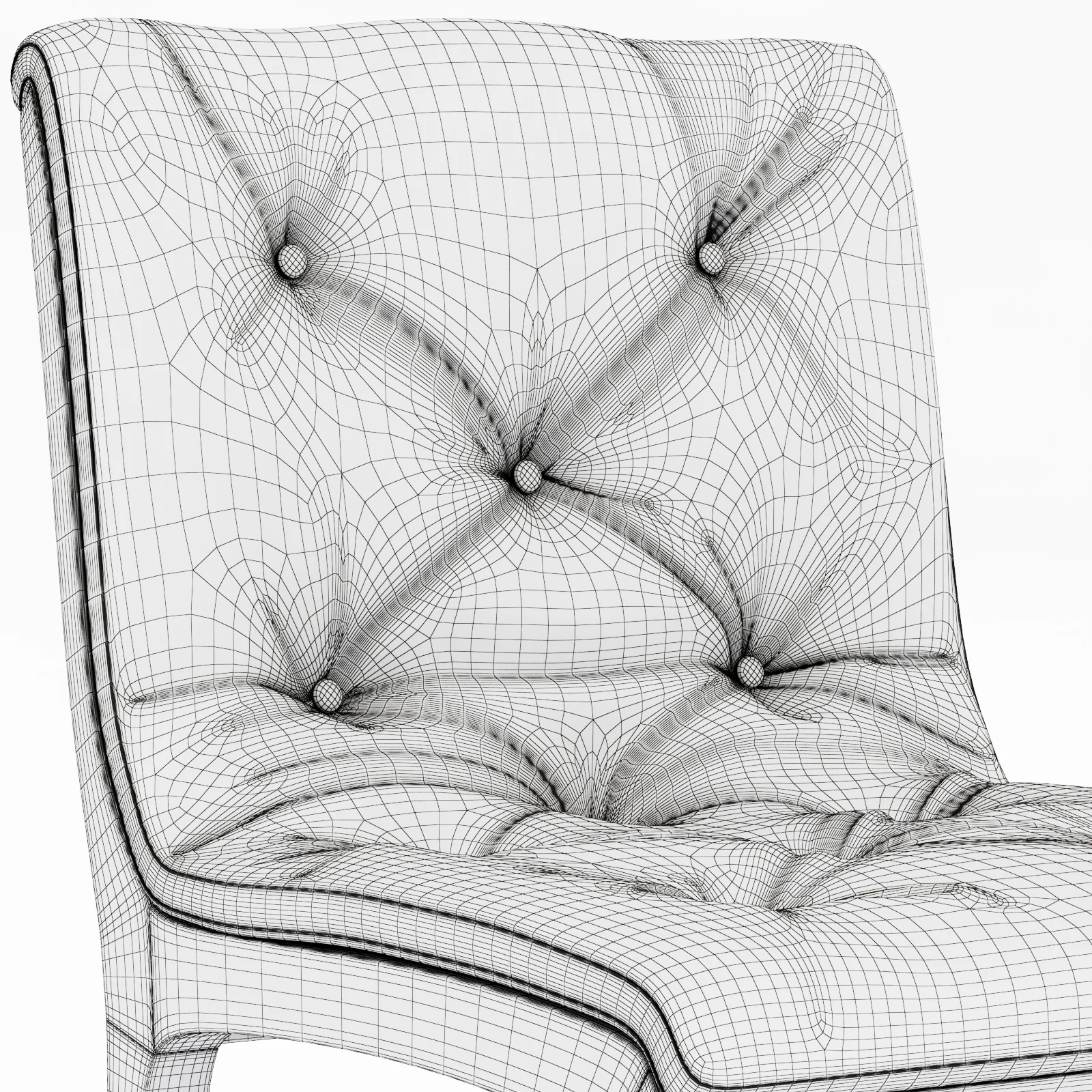 MIDJ Shine Chair — 3D model preview 3