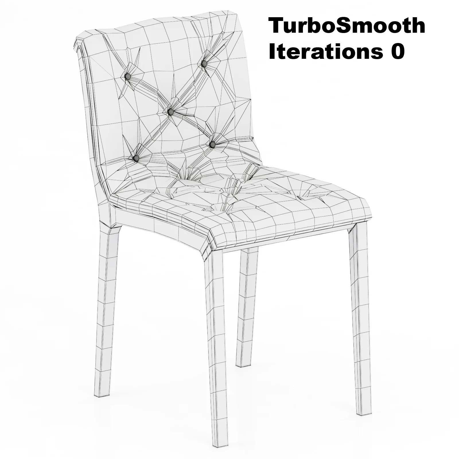 MIDJ Shine Chair — 3D model preview 6
