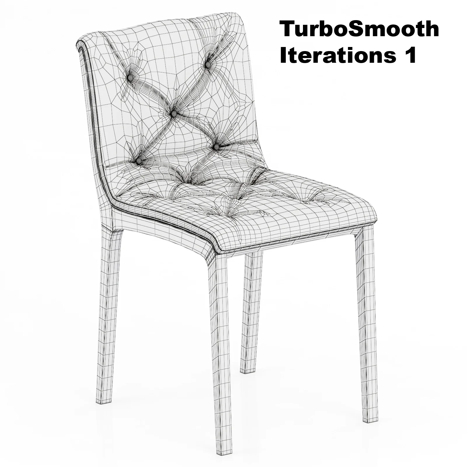 MIDJ Shine Chair — 3D model preview 7